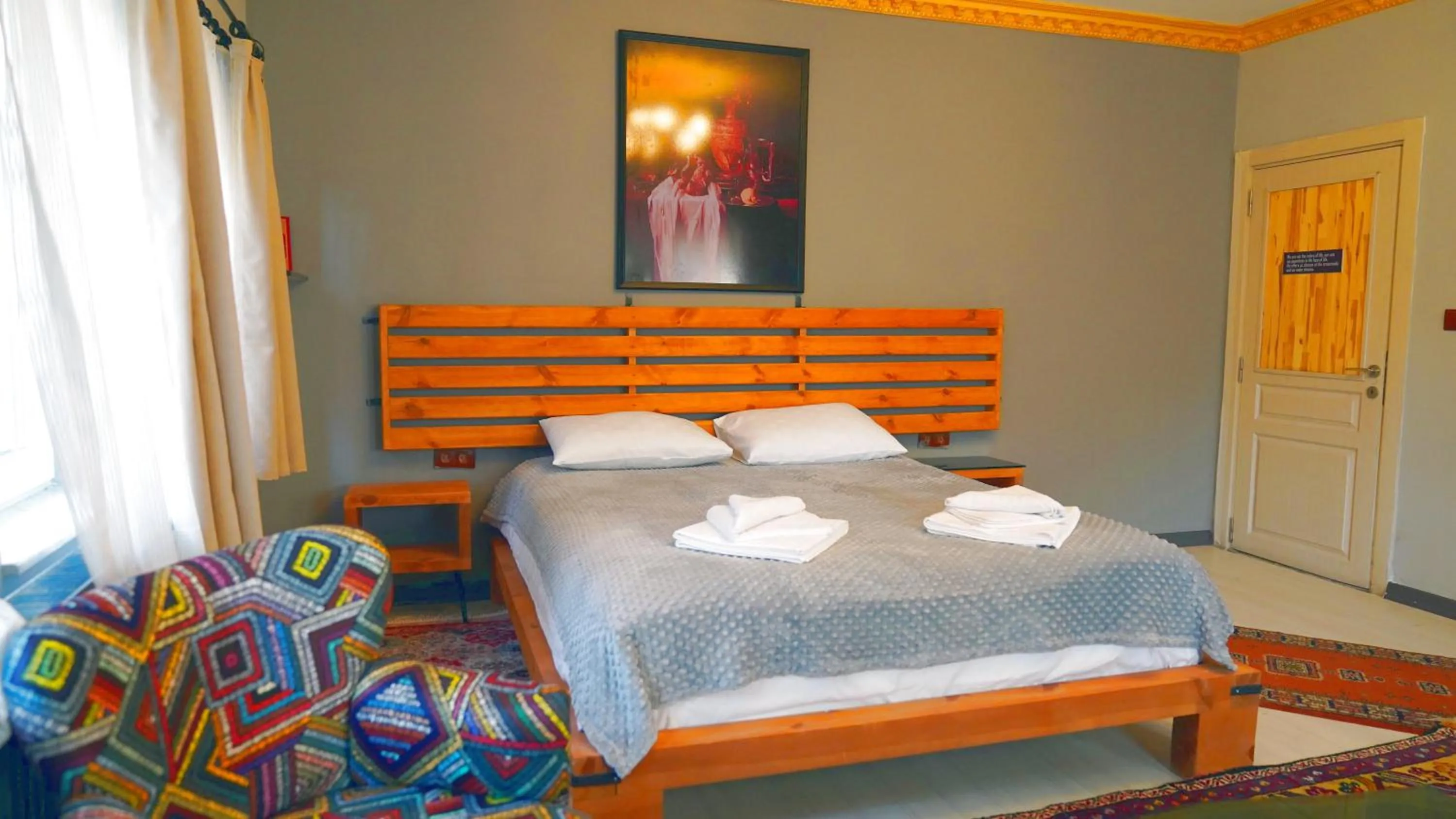 Bed in Alpha Stone House