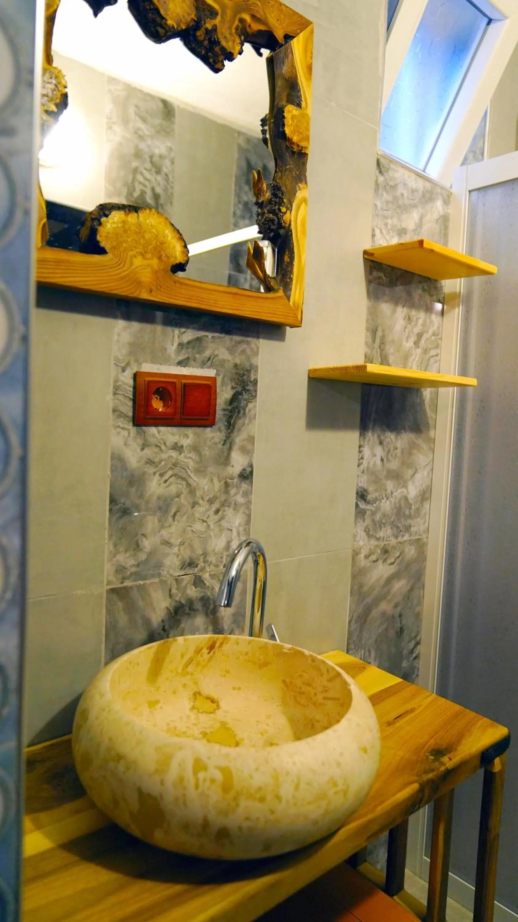 Bathroom in Alpha Stone House