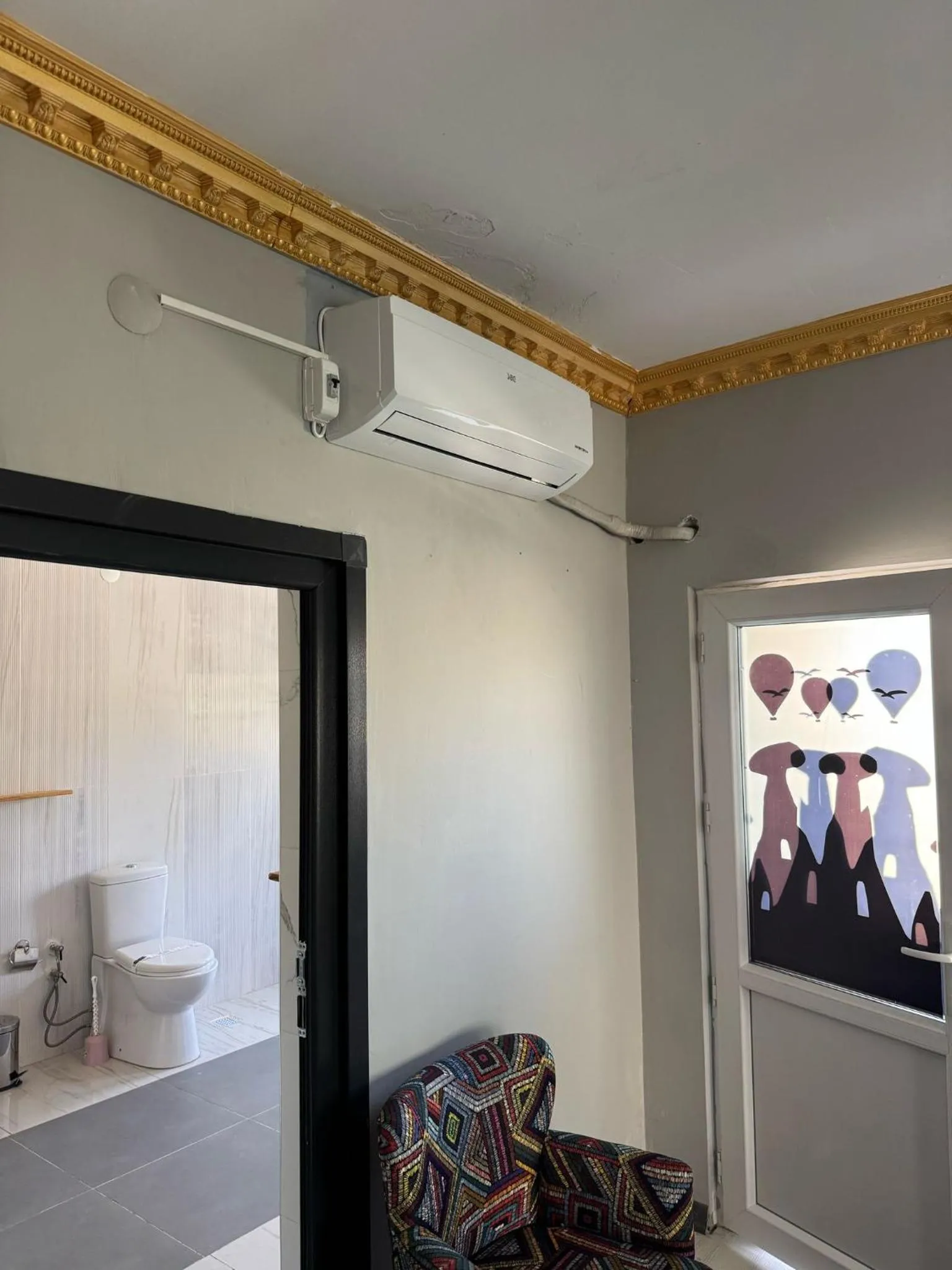 Toilet in Alpha Stone House