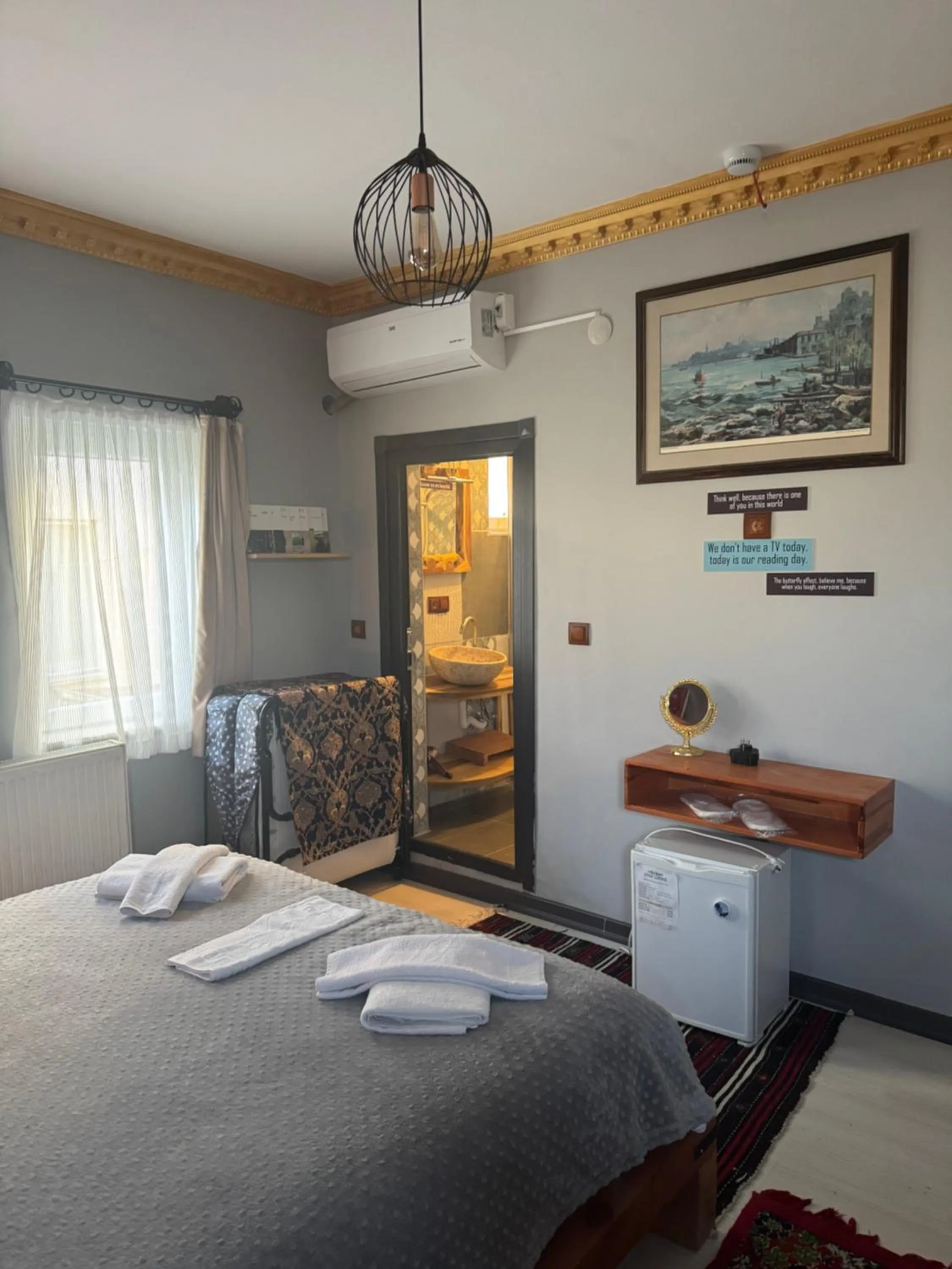 Bed in Alpha Stone House