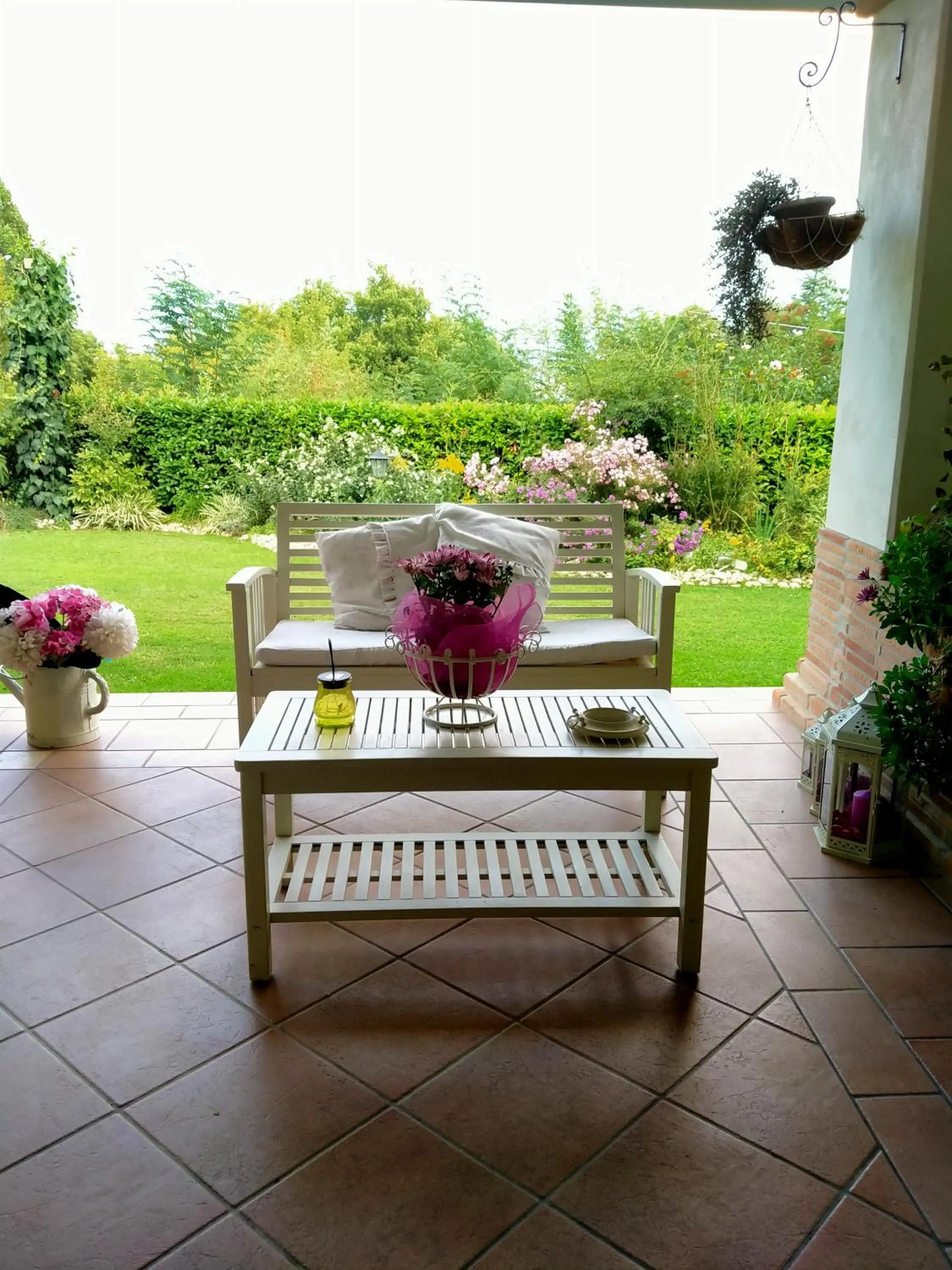 Patio in B&B Il Cantico