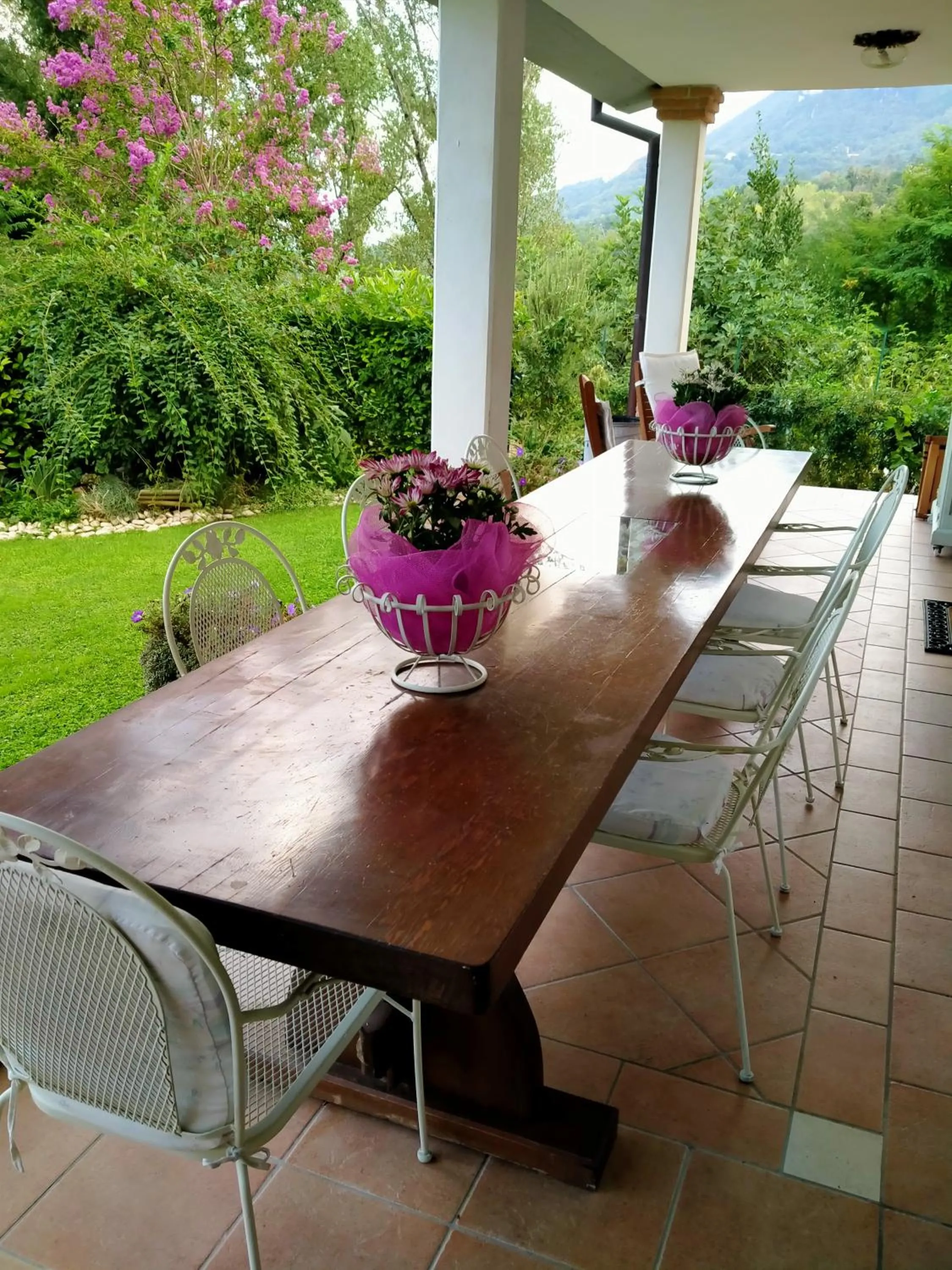 Patio in B&B Il Cantico