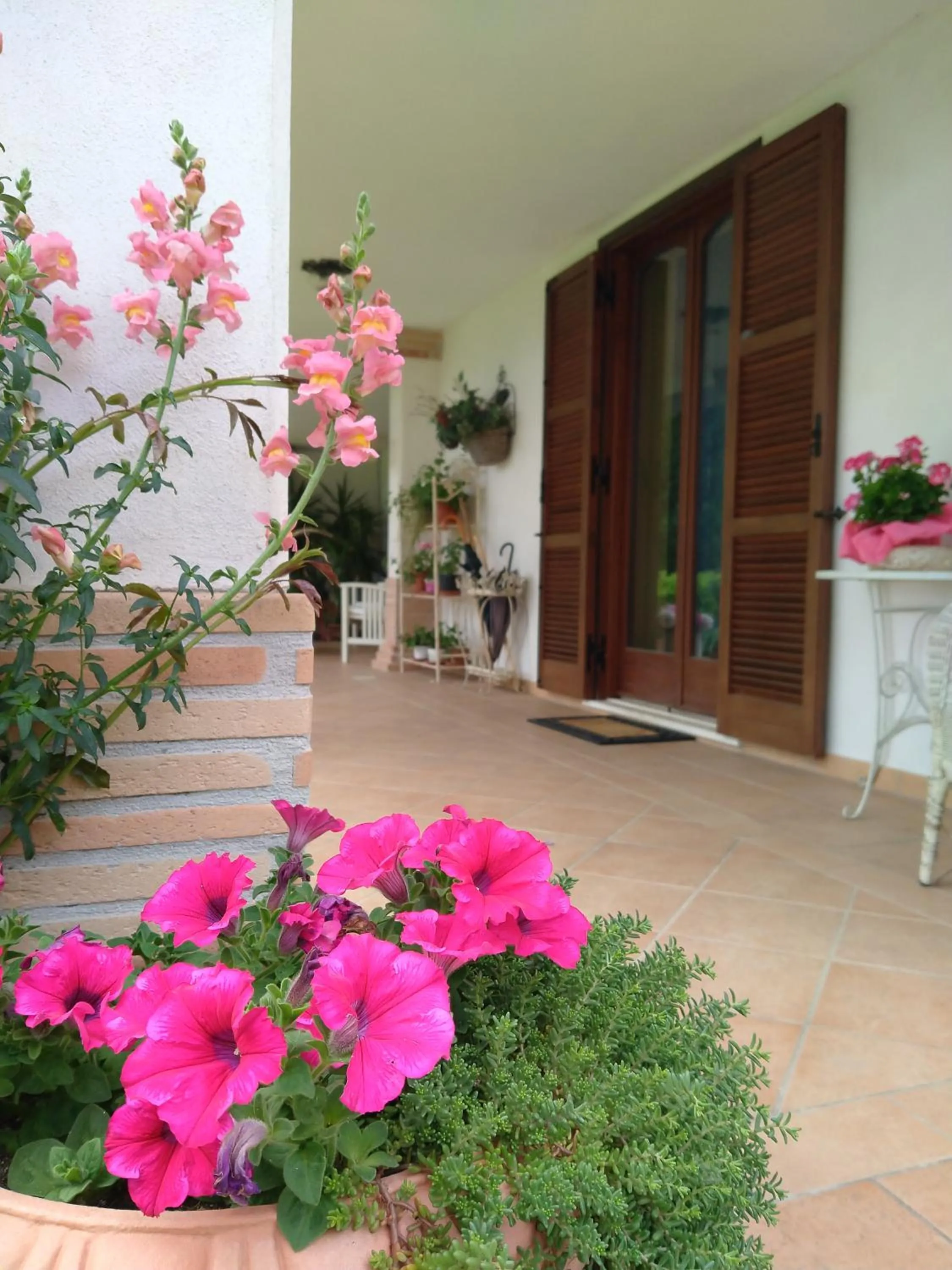 Patio in B&B Il Cantico