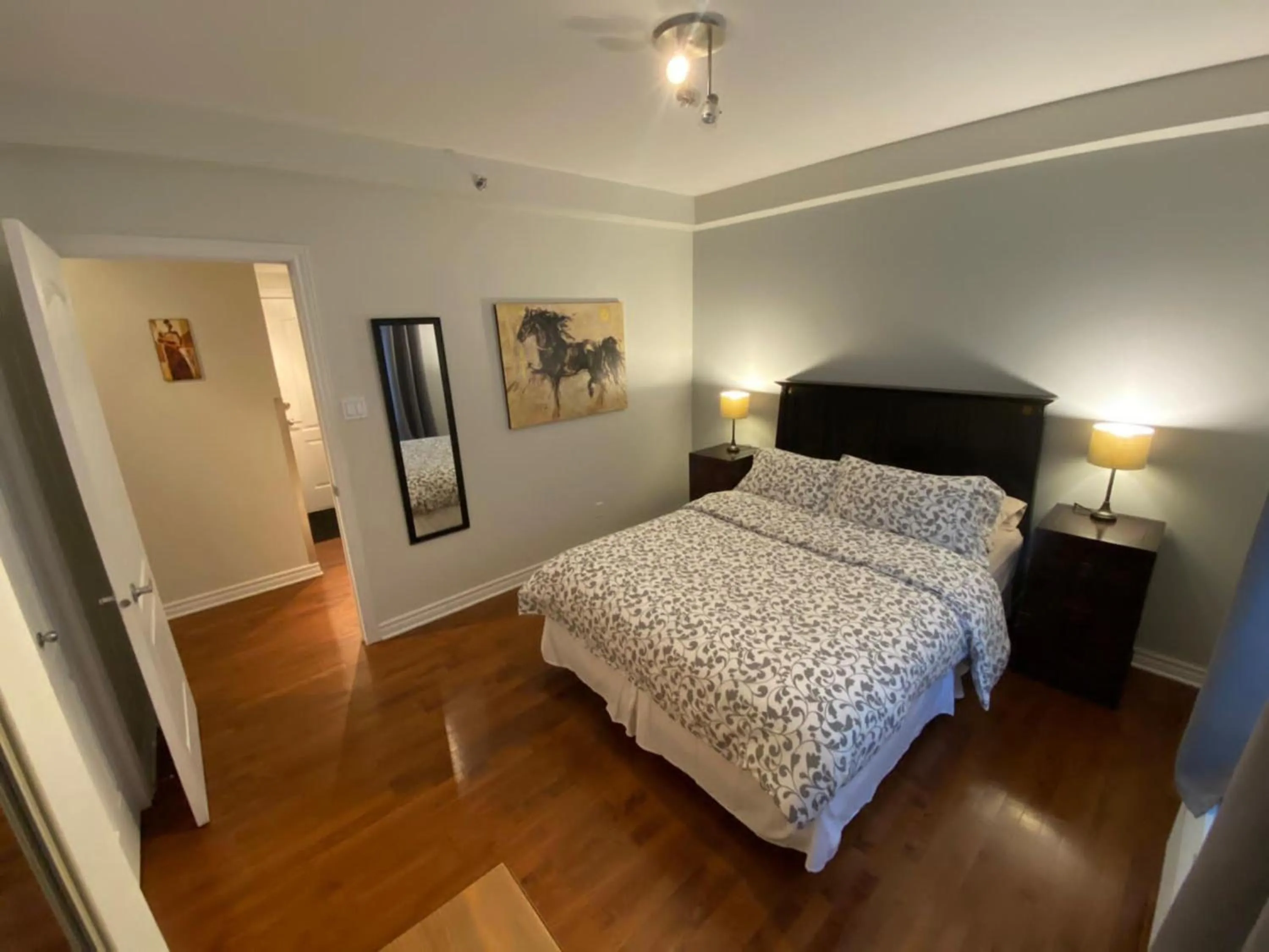 Bedroom, Bed in ApartHotelMontreal by Les Terrasses Saint Urbain 2225I2