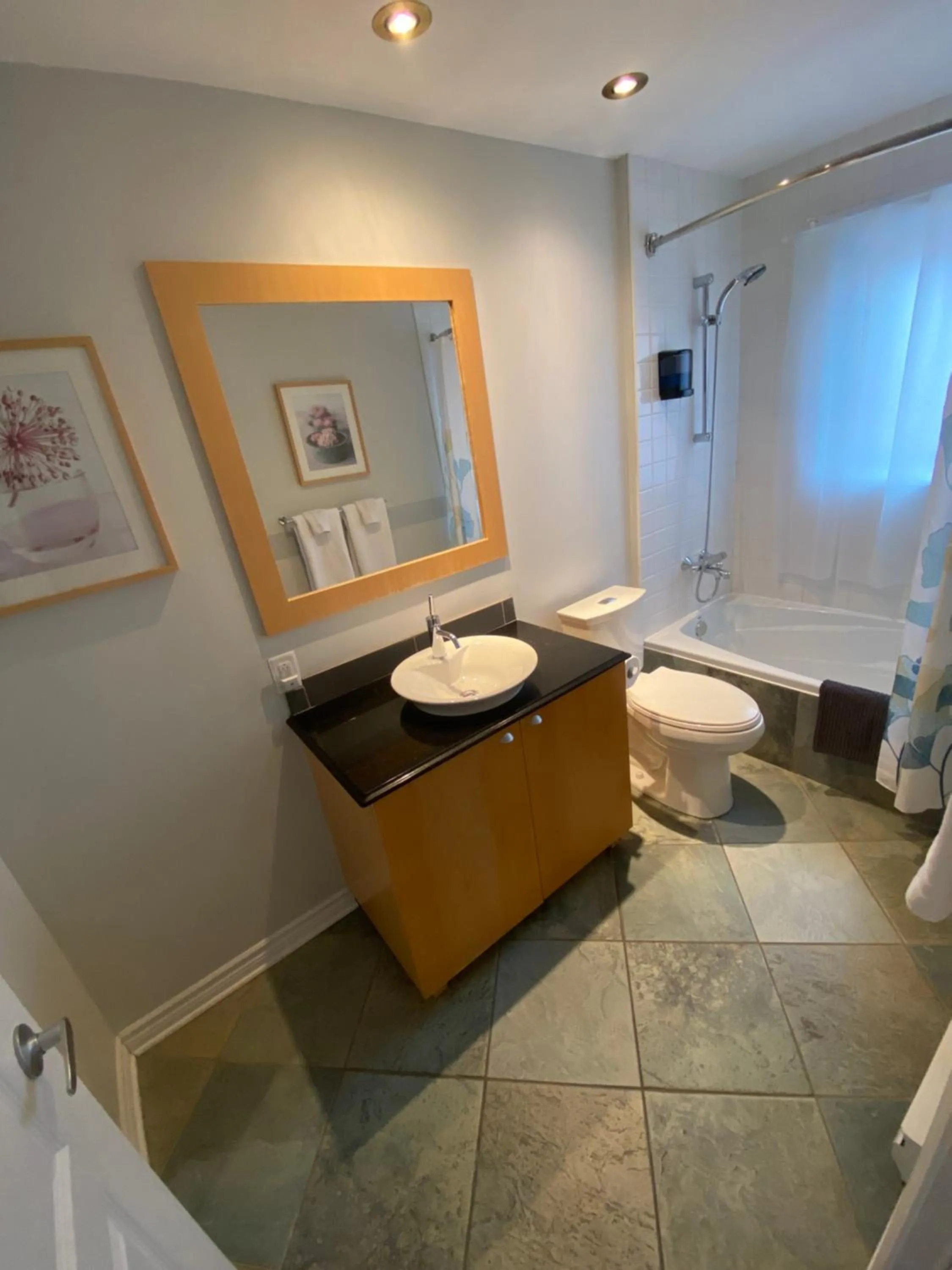 Bathroom in ApartHotelMontreal by Les Terrasses Saint Urbain 2225I2