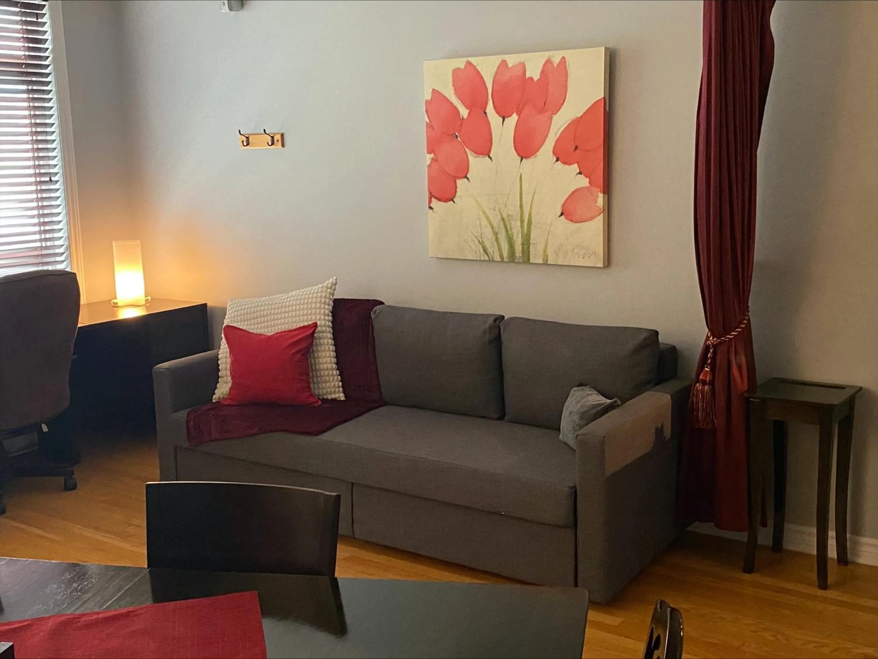 Living room in ApartHotelMontreal by Les Terrasses Saint Urbain 2225I2
