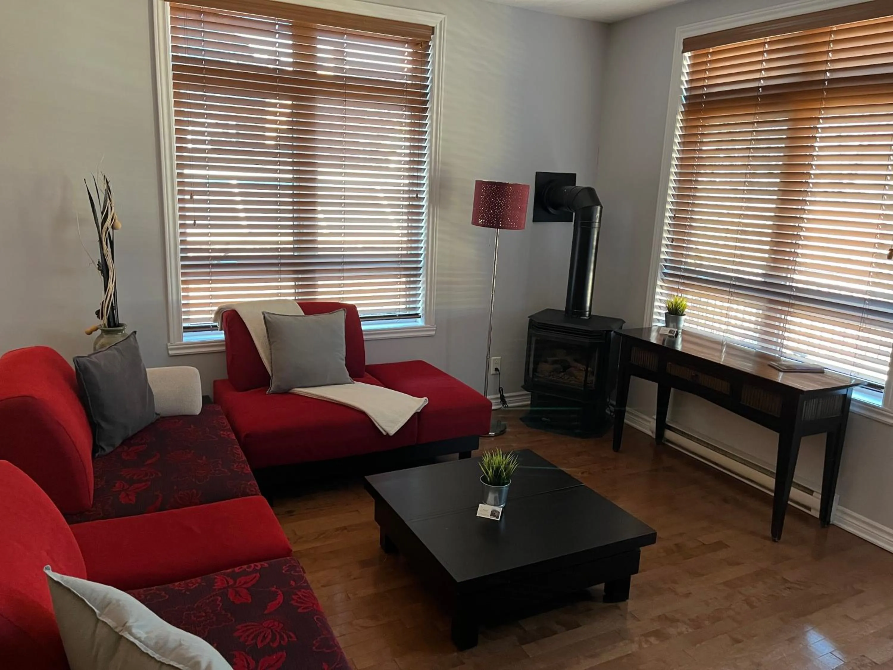 Living room in ApartHotelMontreal by Les Terrasses Saint Urbain 2225I2