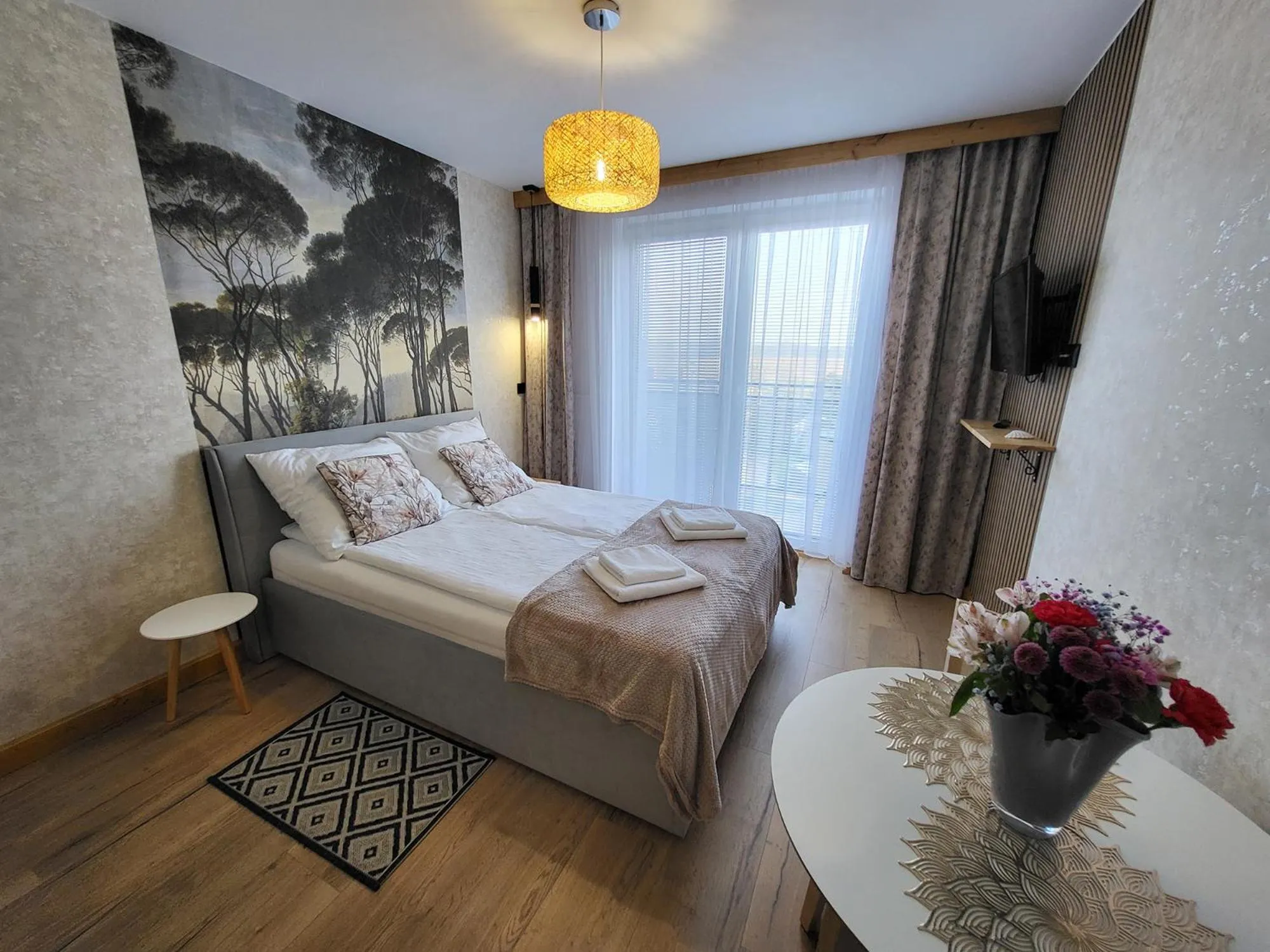 Bed in Zatoka Wypoczynku Apartamenty