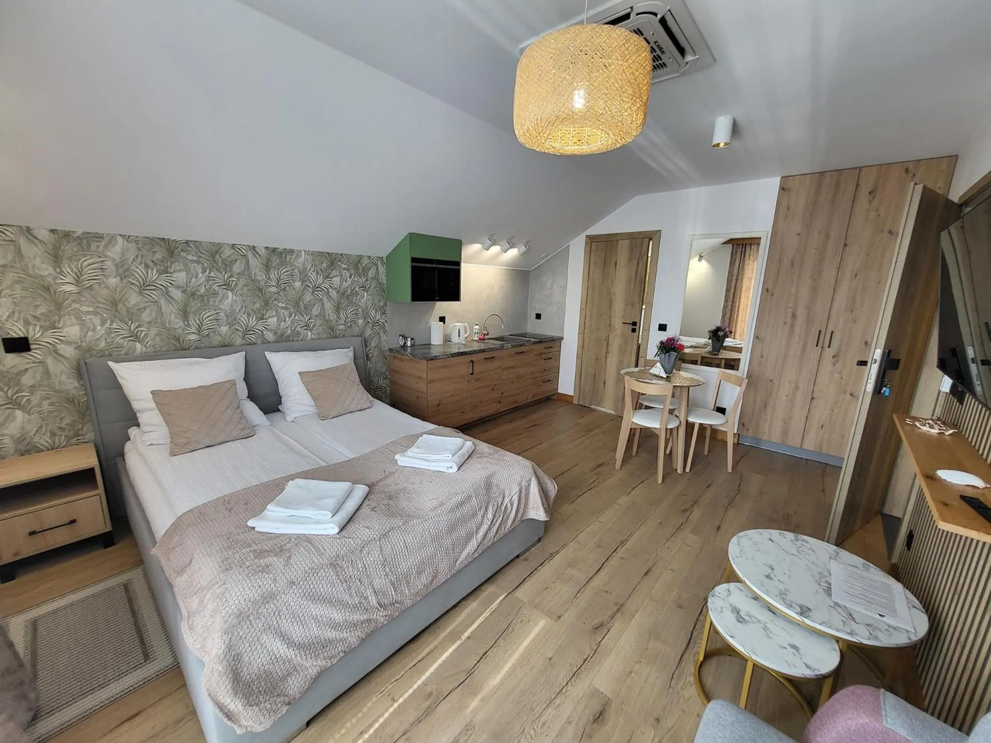 Bed in Zatoka Wypoczynku Apartamenty