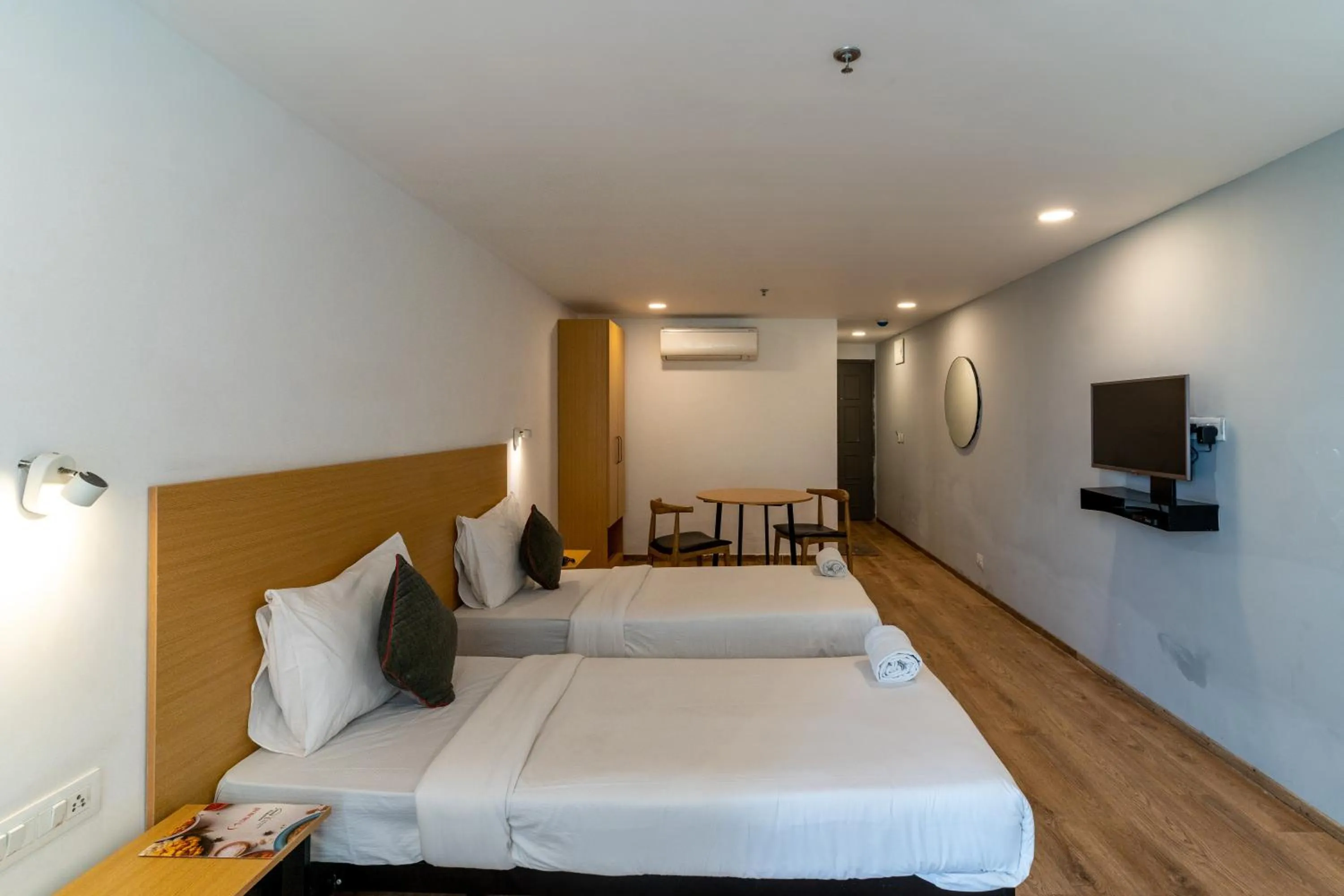 Bed in Hotel Sunflare