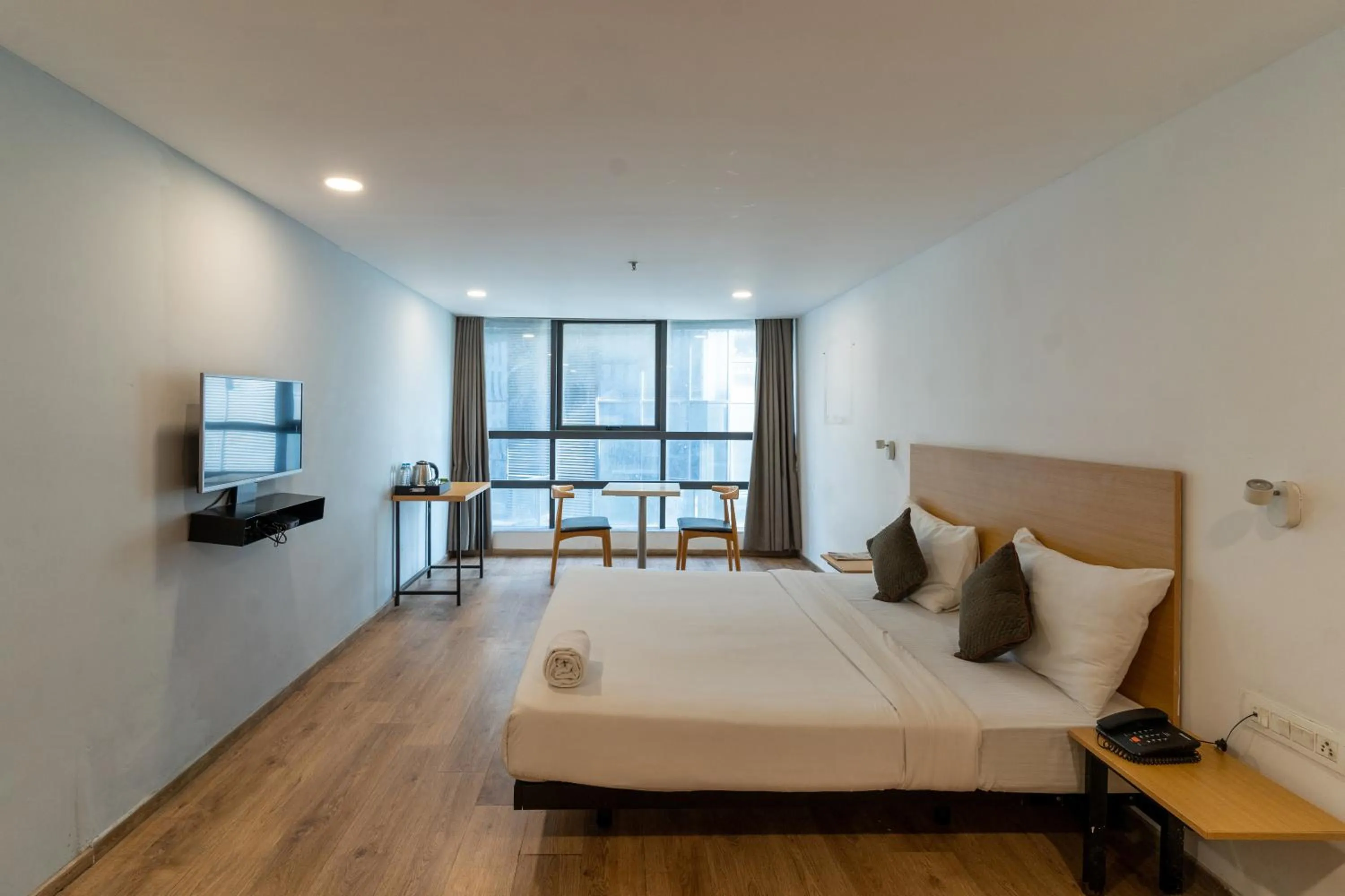 Bed in Hotel Sunflare