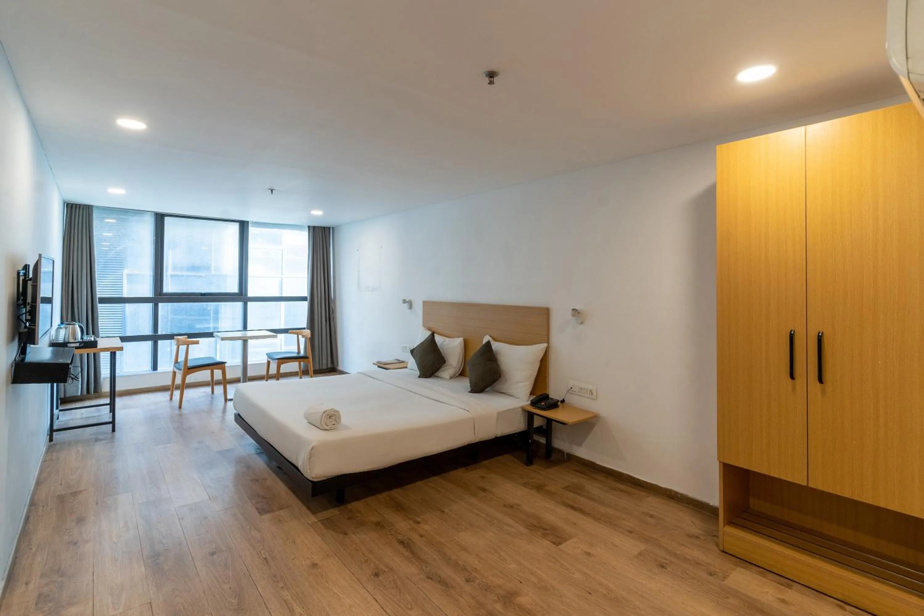 Bed in Hotel Sunflare