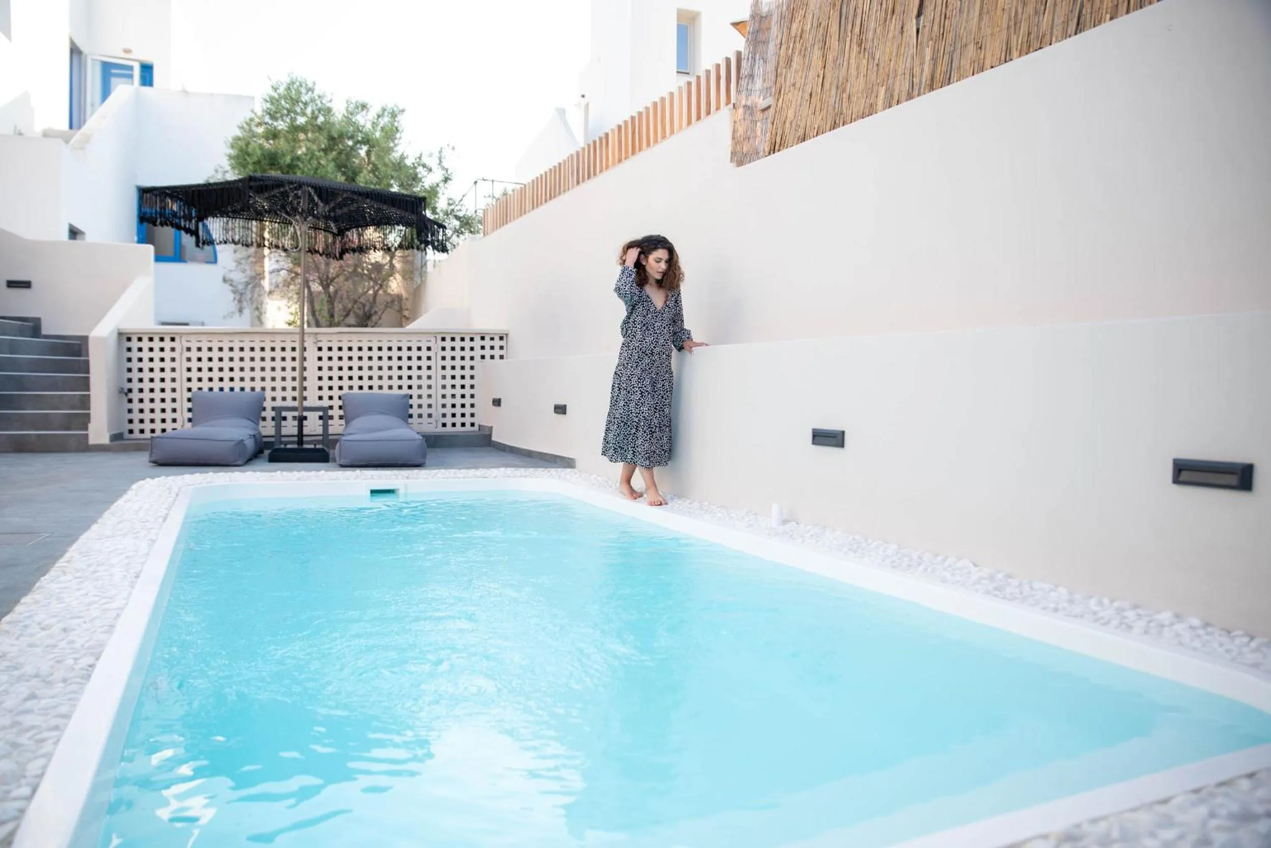 Swimming pool in Aidani Luxurious Rooms