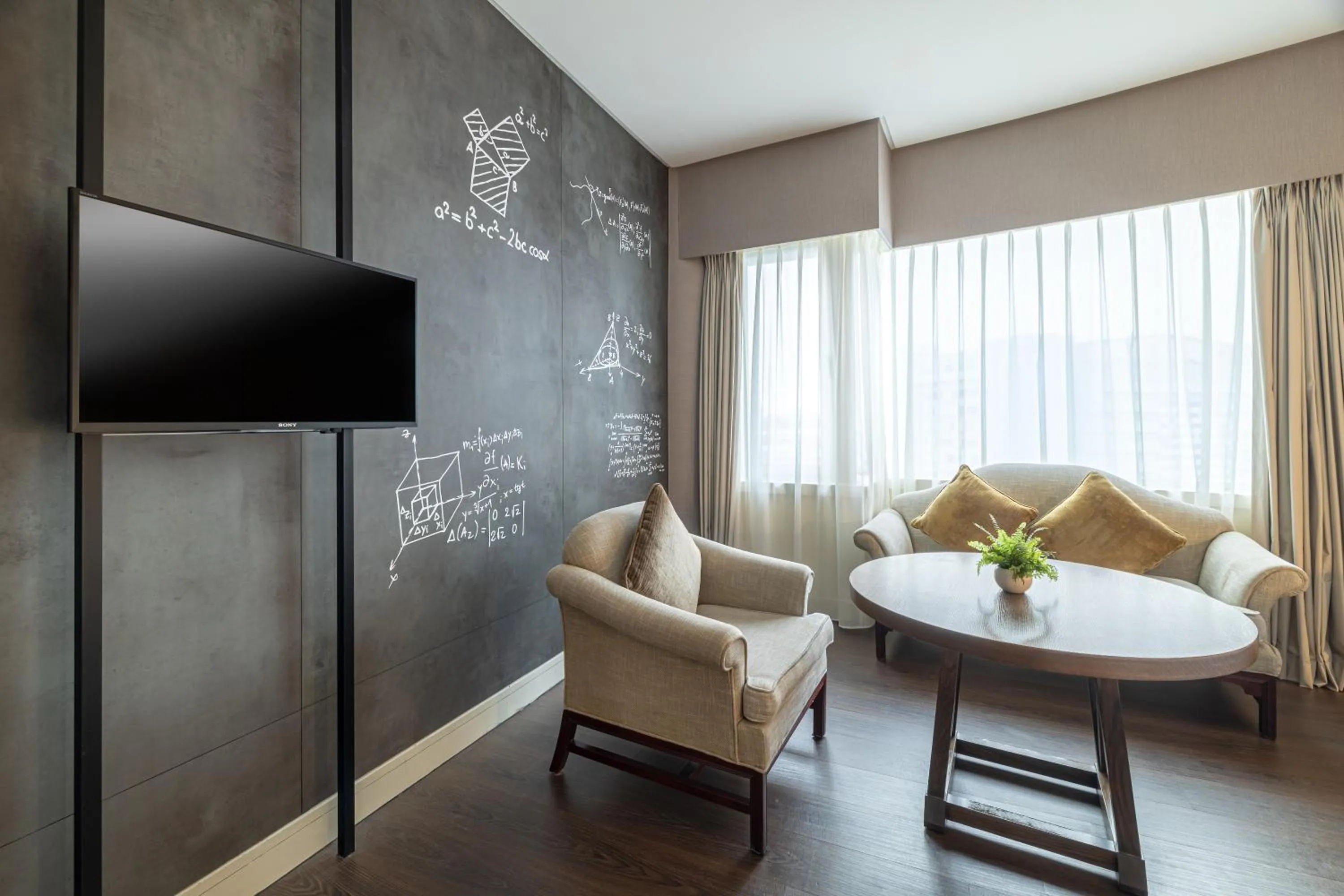 Seating area in Just Sleep - Taipei NTU