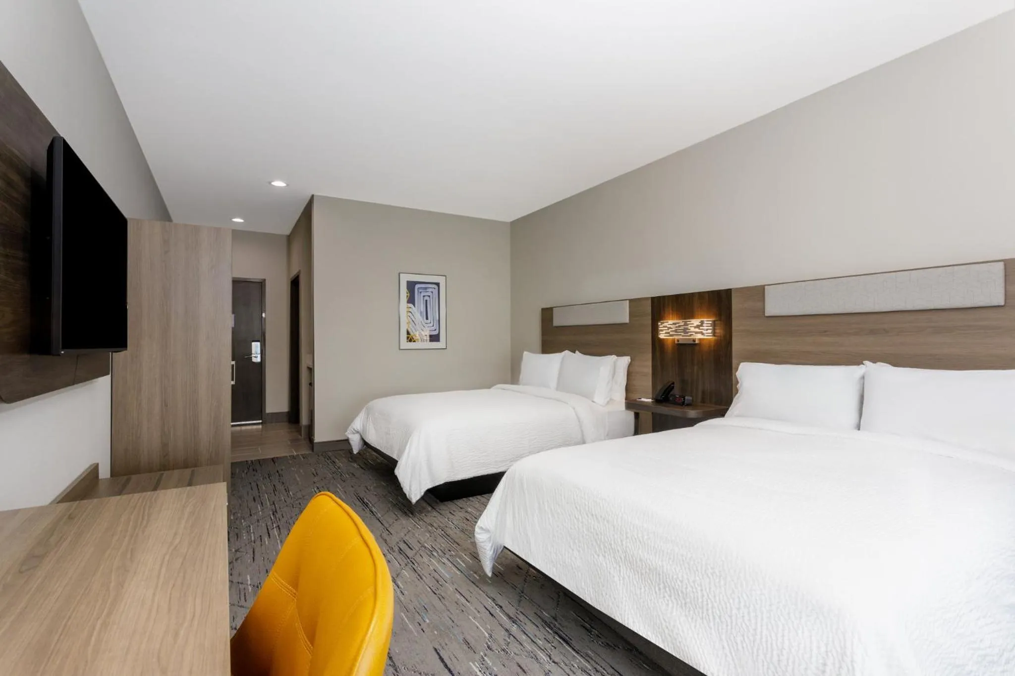 Photo of the whole room, Bed in Holiday Inn Express & Suites Tampa Stadium - Airport Area by IHG