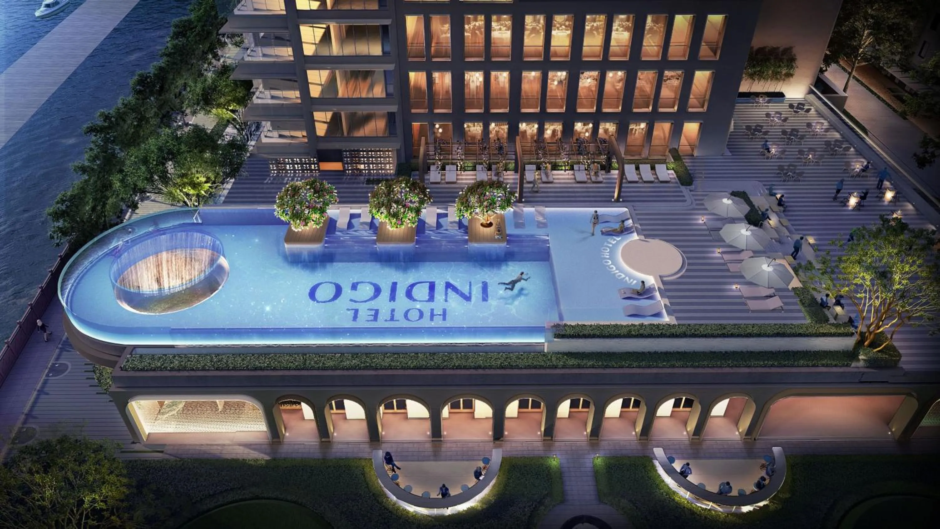 Property building in Hotel Indigo Guangzhou Haixinsha by IHG