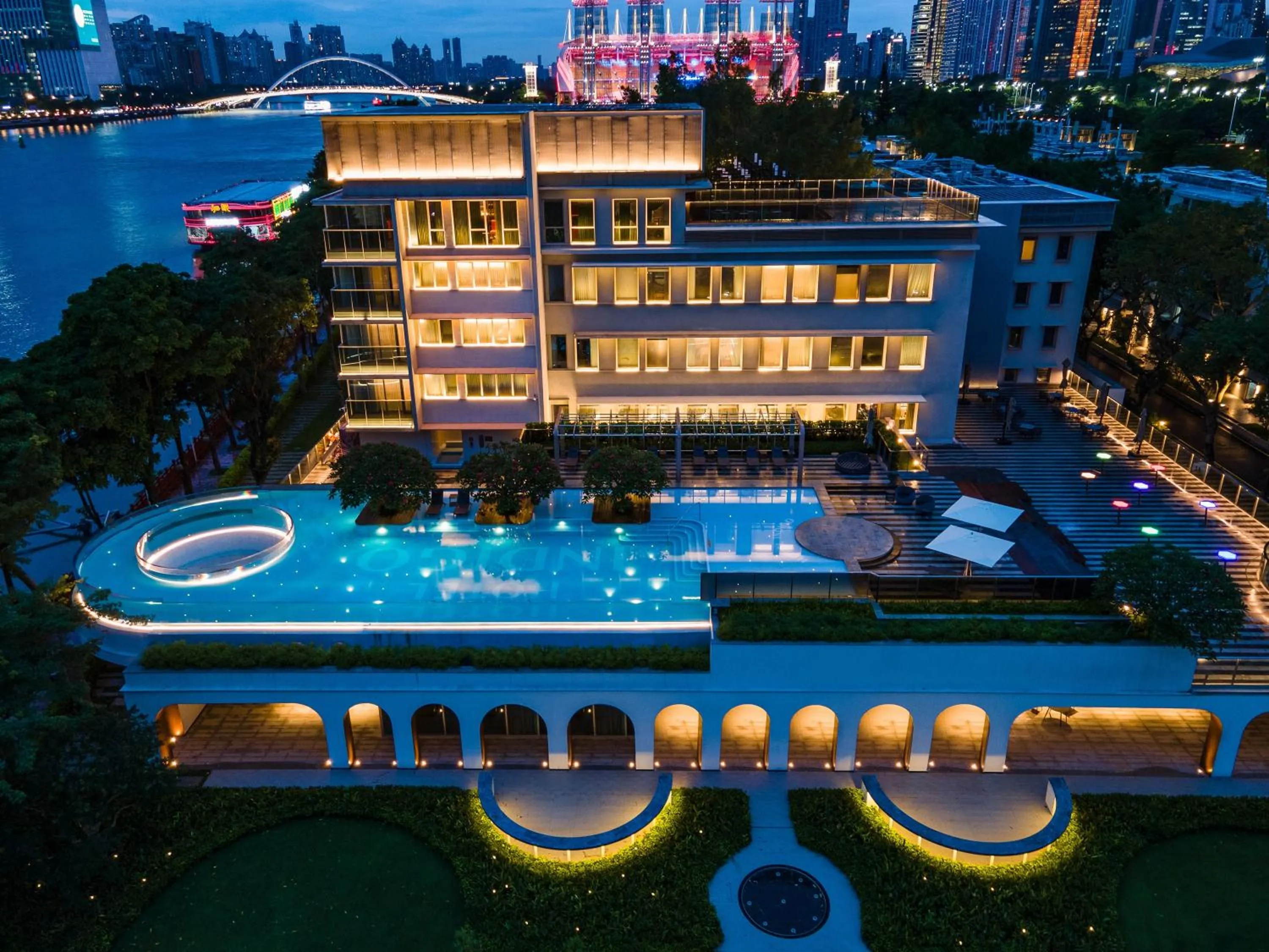 Property building in Hotel Indigo Guangzhou Haixinsha by IHG