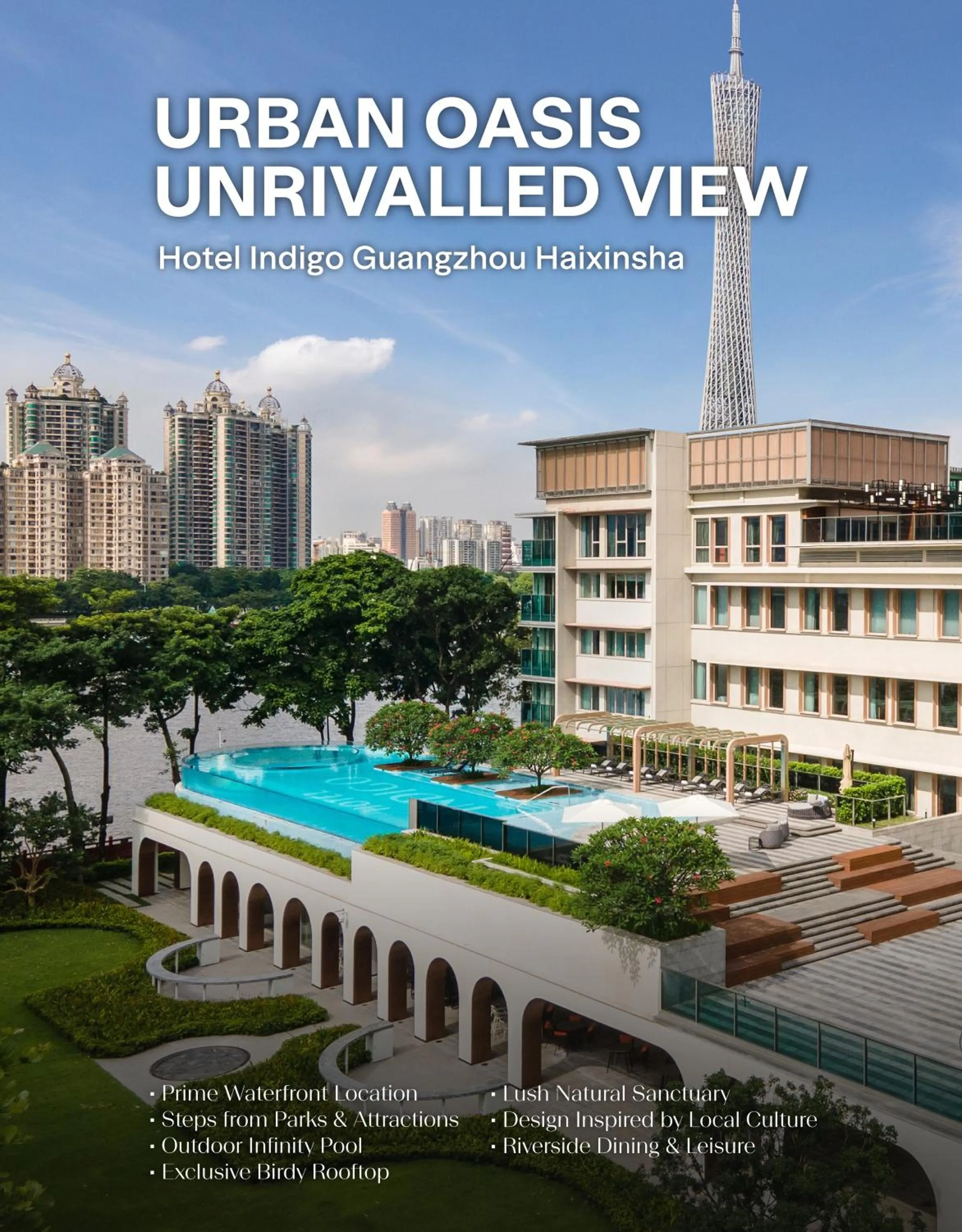 Property building in Hotel Indigo Guangzhou Haixinsha by IHG