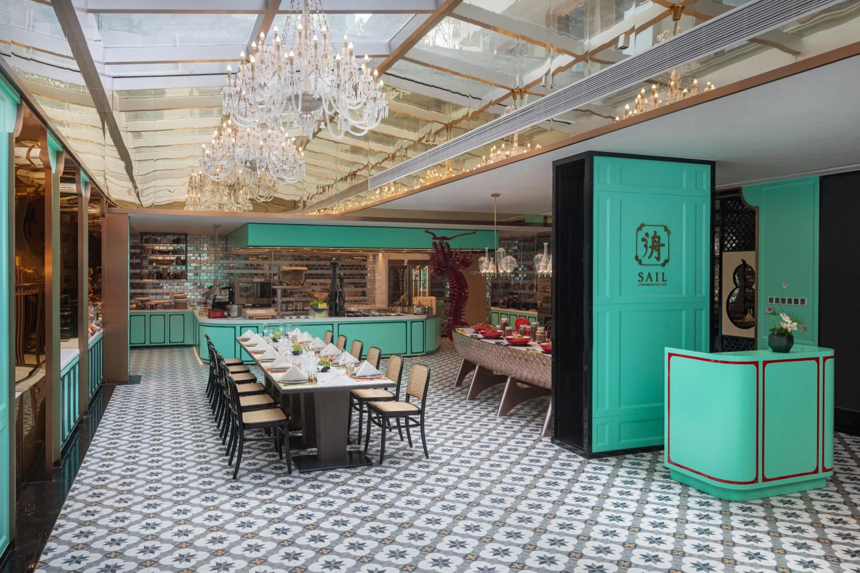 Restaurant/places to eat in Hotel Indigo Guangzhou Haixinsha by IHG