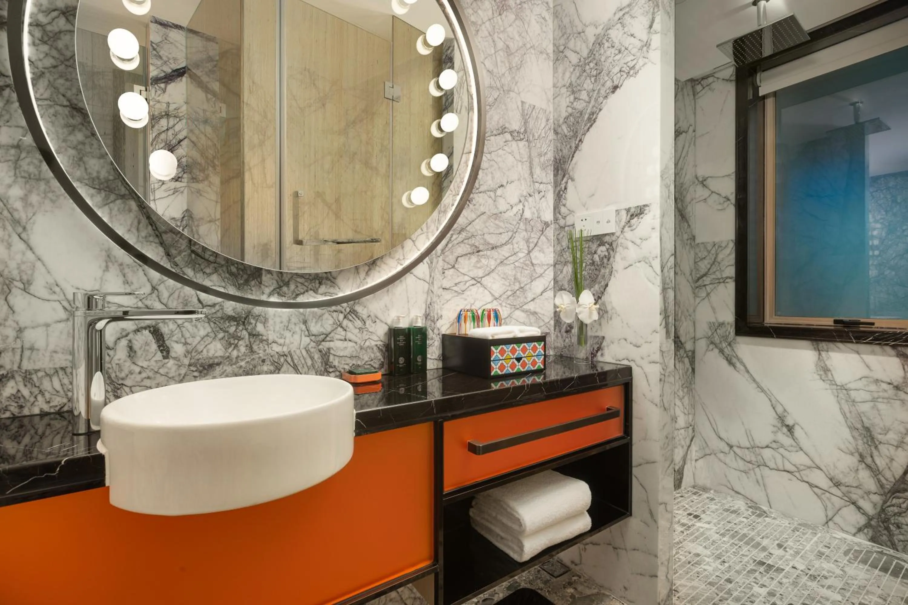 Shower in Hotel Indigo Guangzhou Haixinsha by IHG