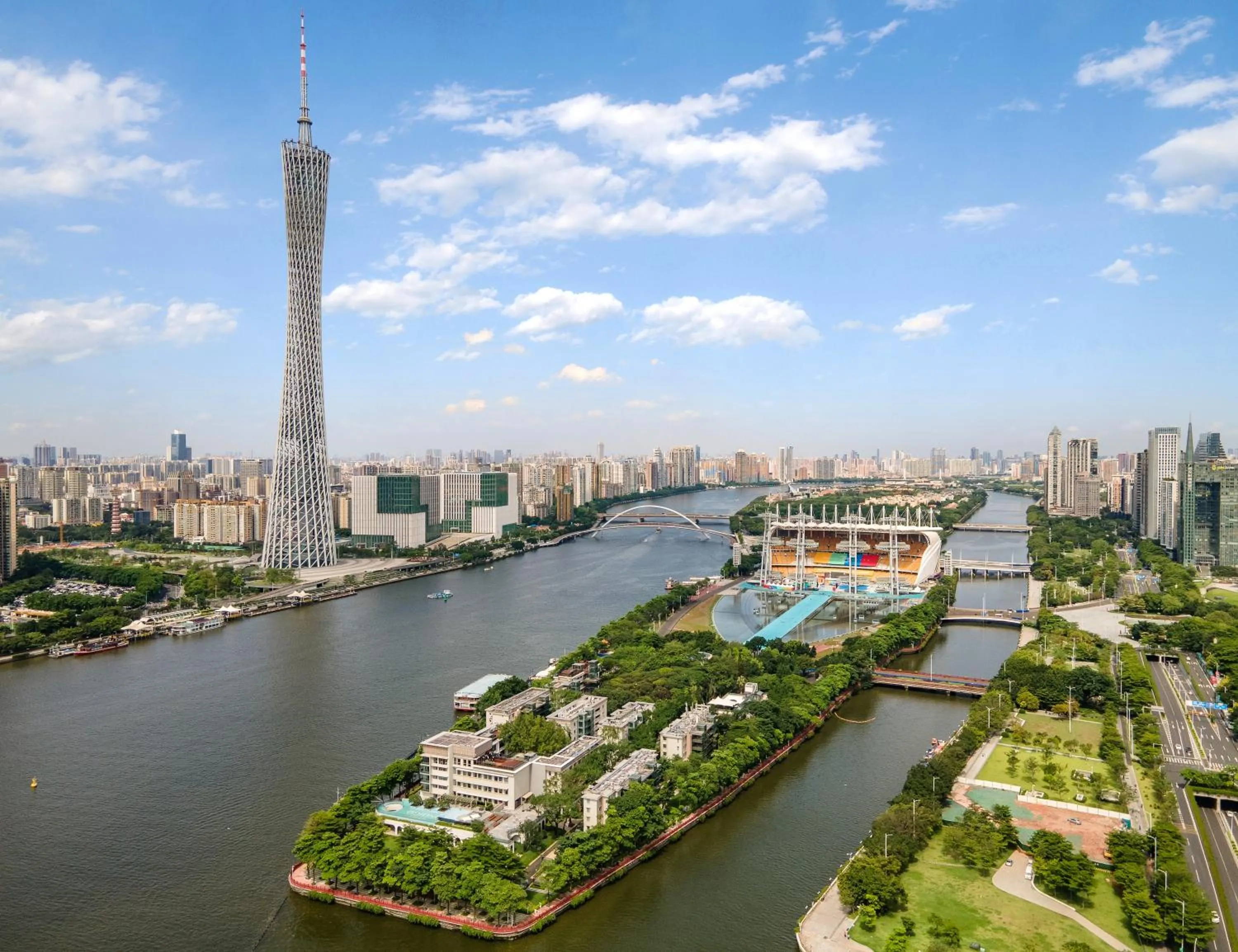 Property building in Hotel Indigo Guangzhou Haixinsha by IHG