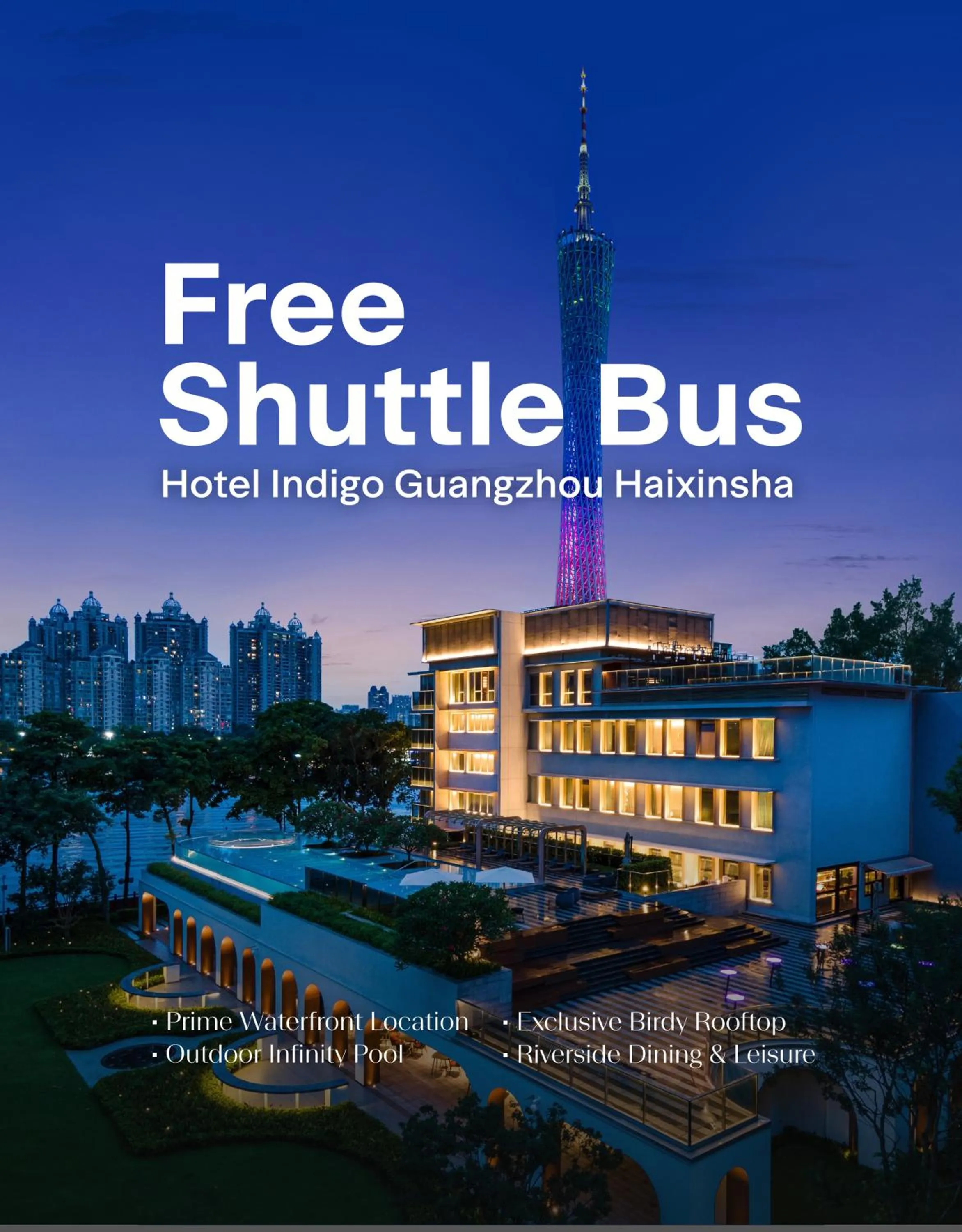 Property building in Hotel Indigo Guangzhou Haixinsha by IHG