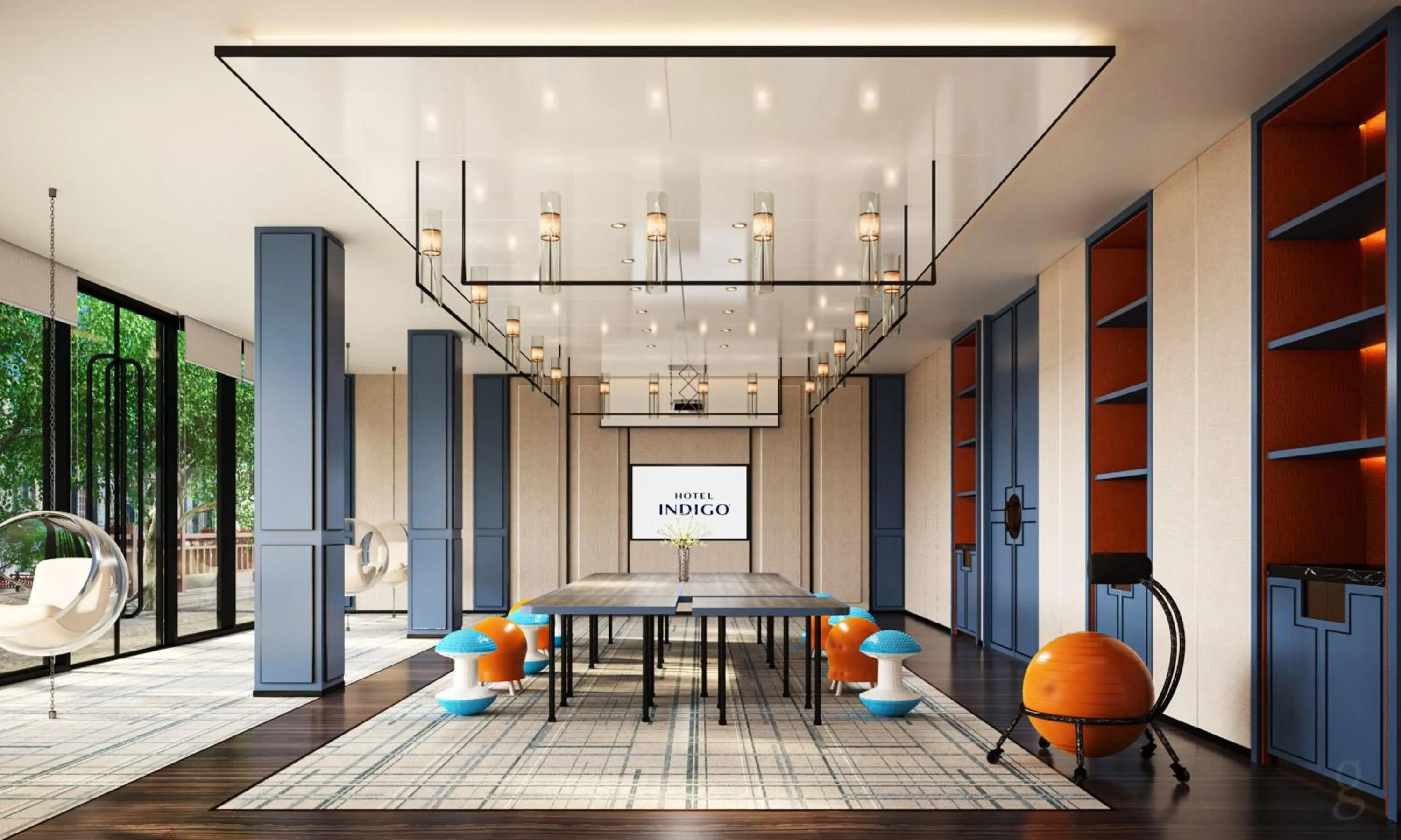 Meeting/conference room in Hotel Indigo Guangzhou Haixinsha by IHG