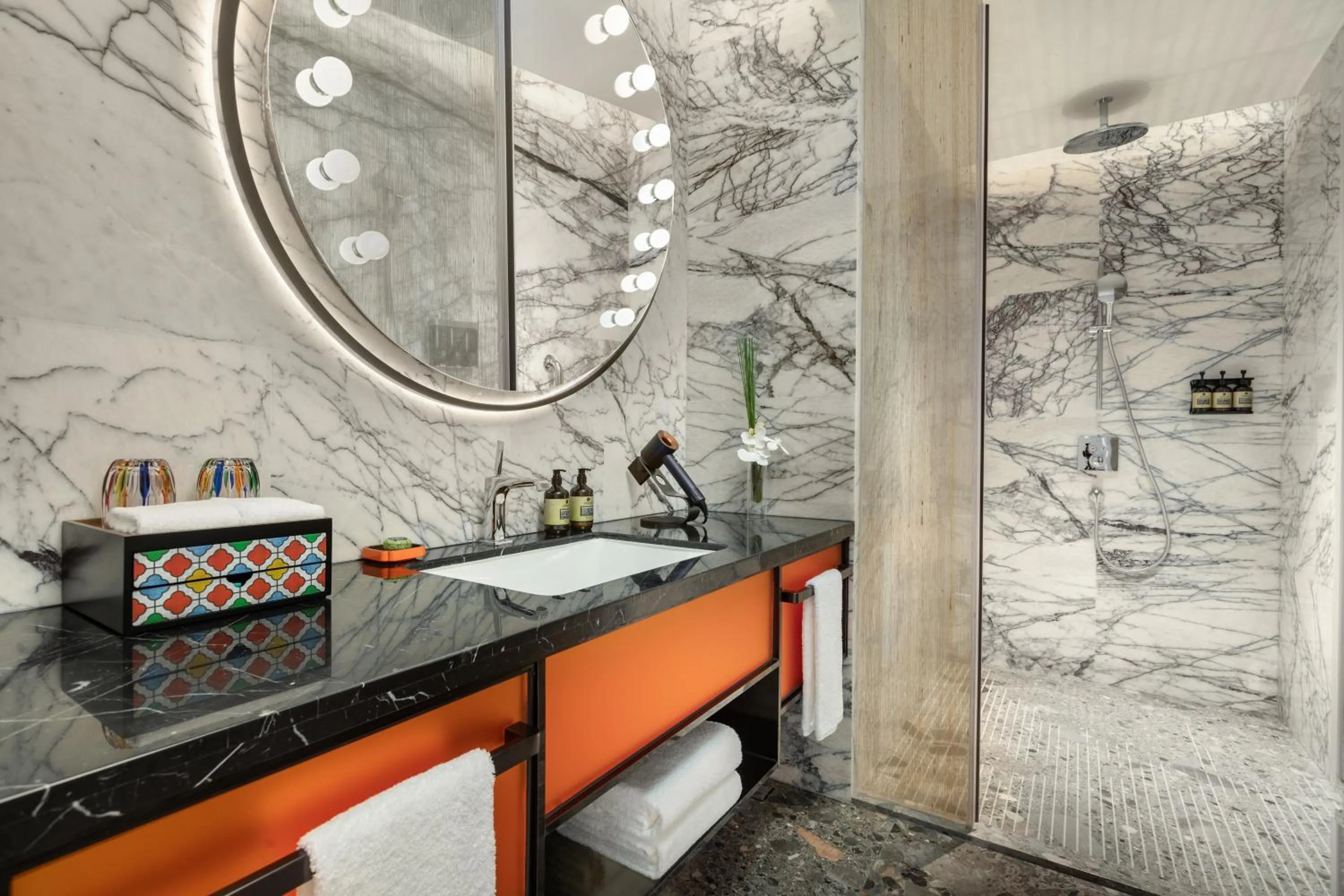 Shower in Hotel Indigo Guangzhou Haixinsha by IHG