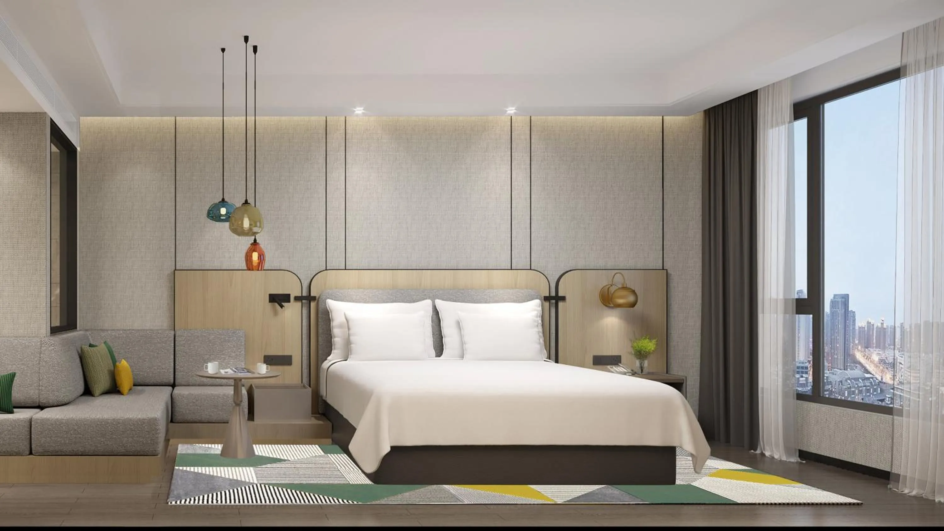 Photo of the whole room, Bed in Holiday Inn Xi'an East by IHG