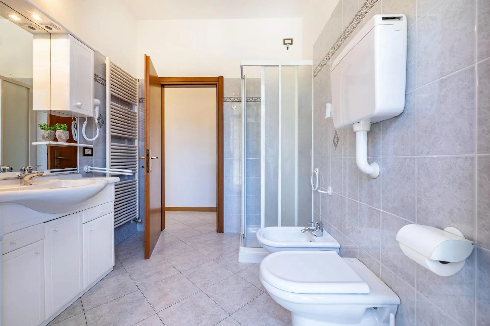 Bathroom in Appartamenti Villa Belvedere