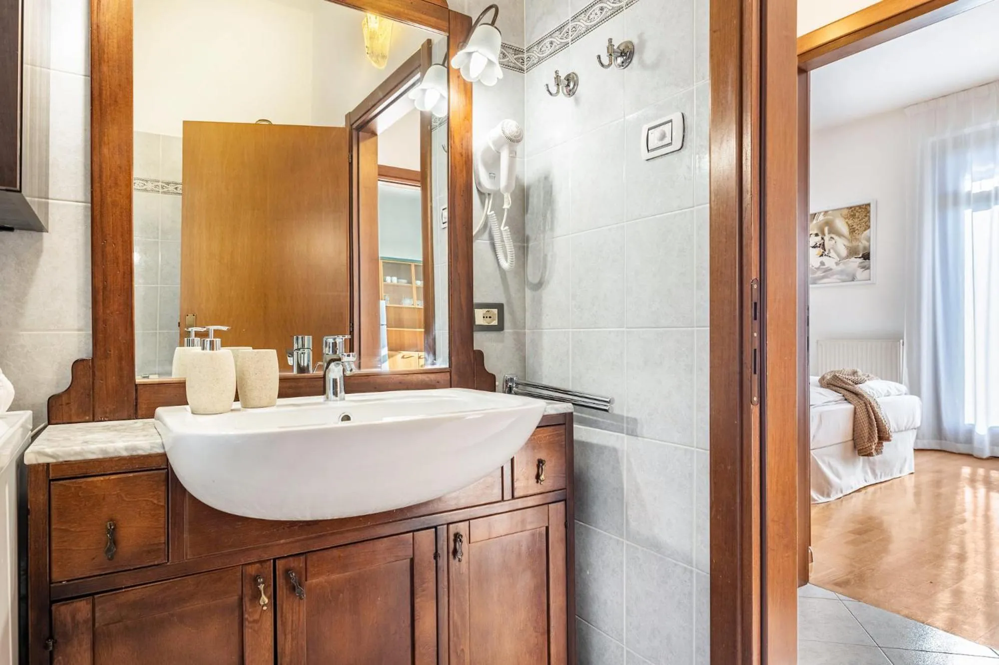 Bathroom in Appartamenti Villa Belvedere