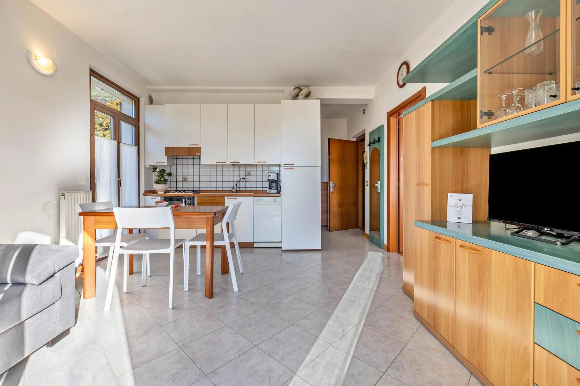 Kitchen or kitchenette in Appartamenti Villa Belvedere