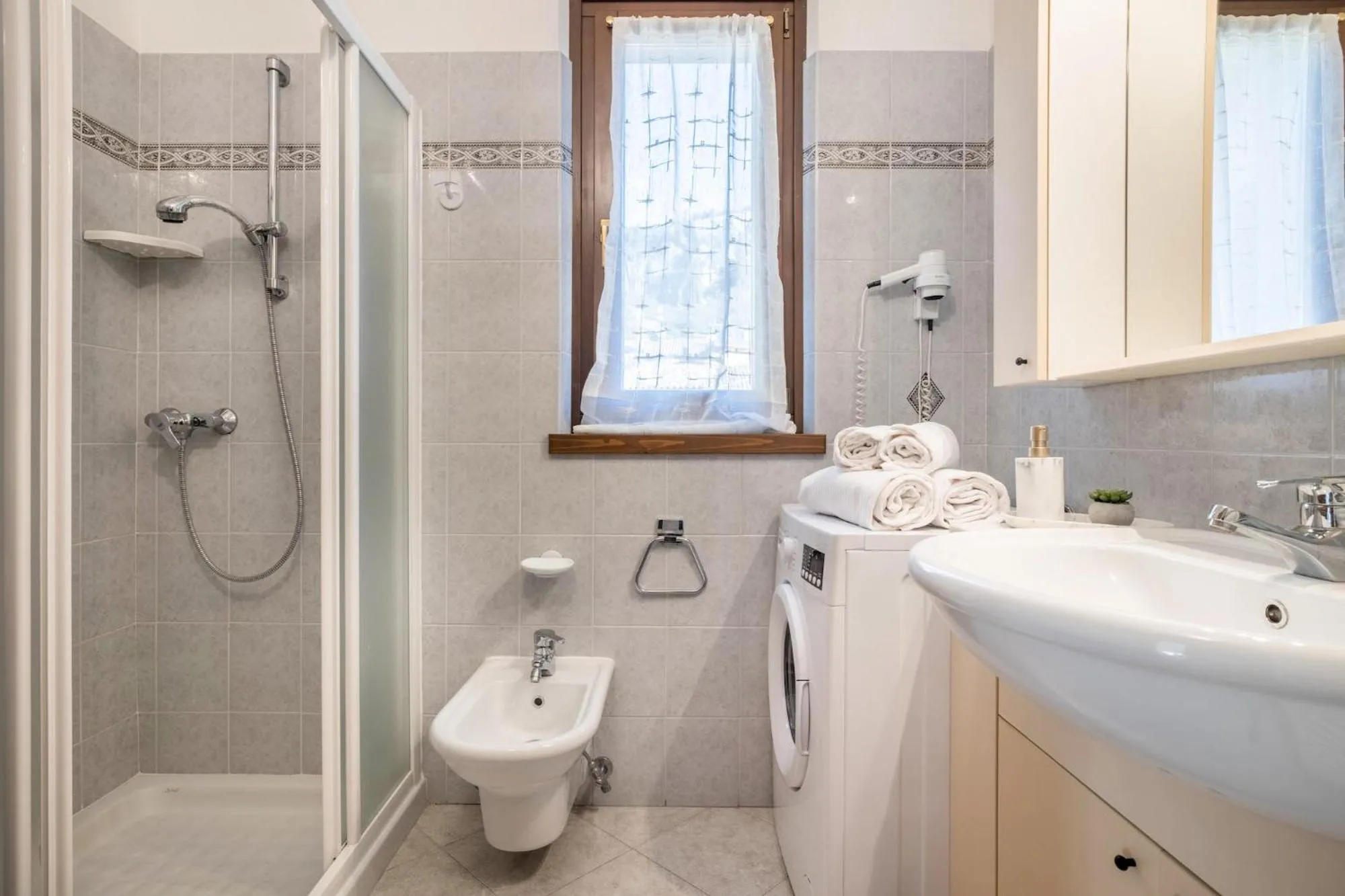 Bathroom in Appartamenti Villa Belvedere