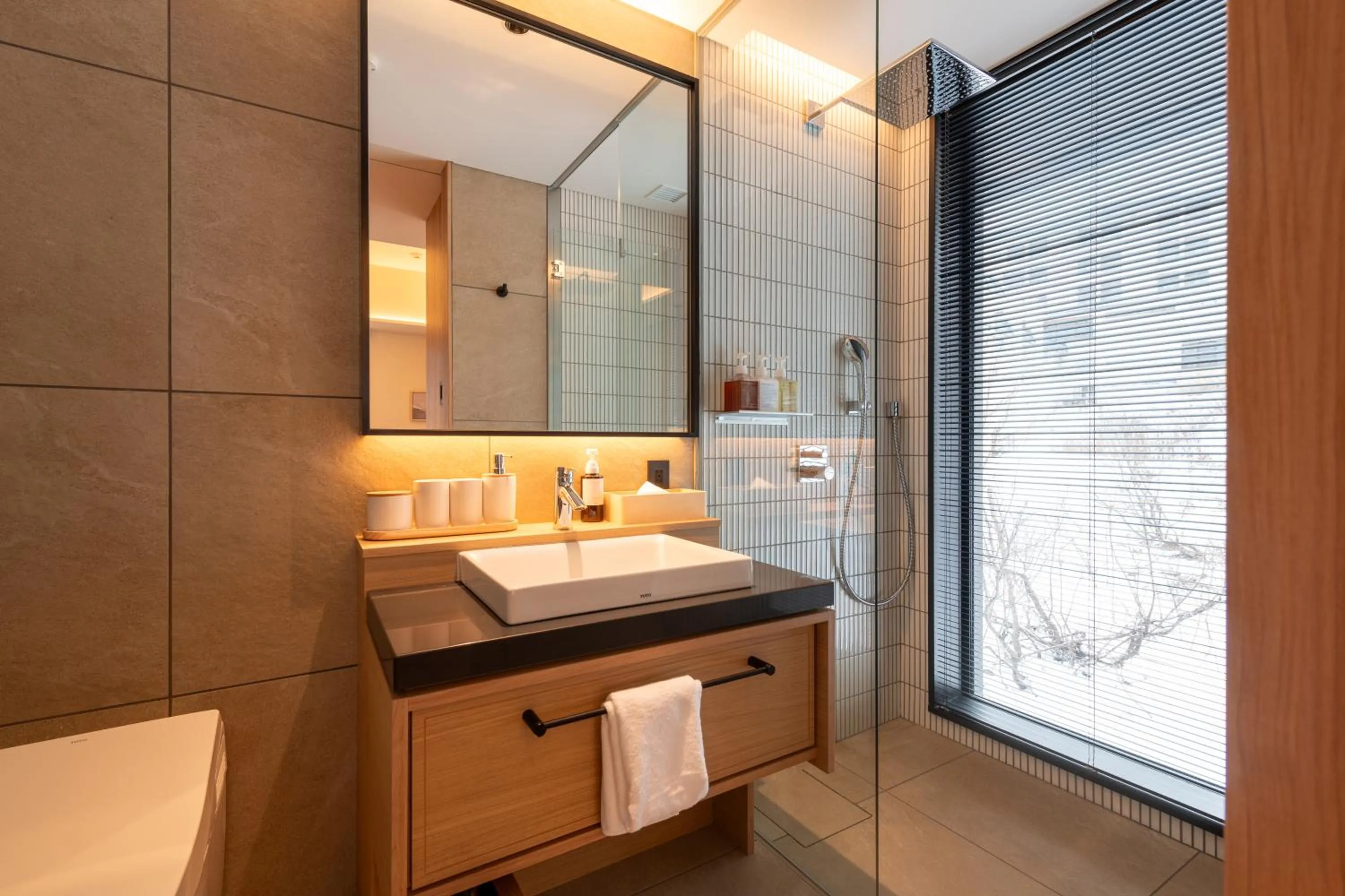 Shower in Niseko Kyo