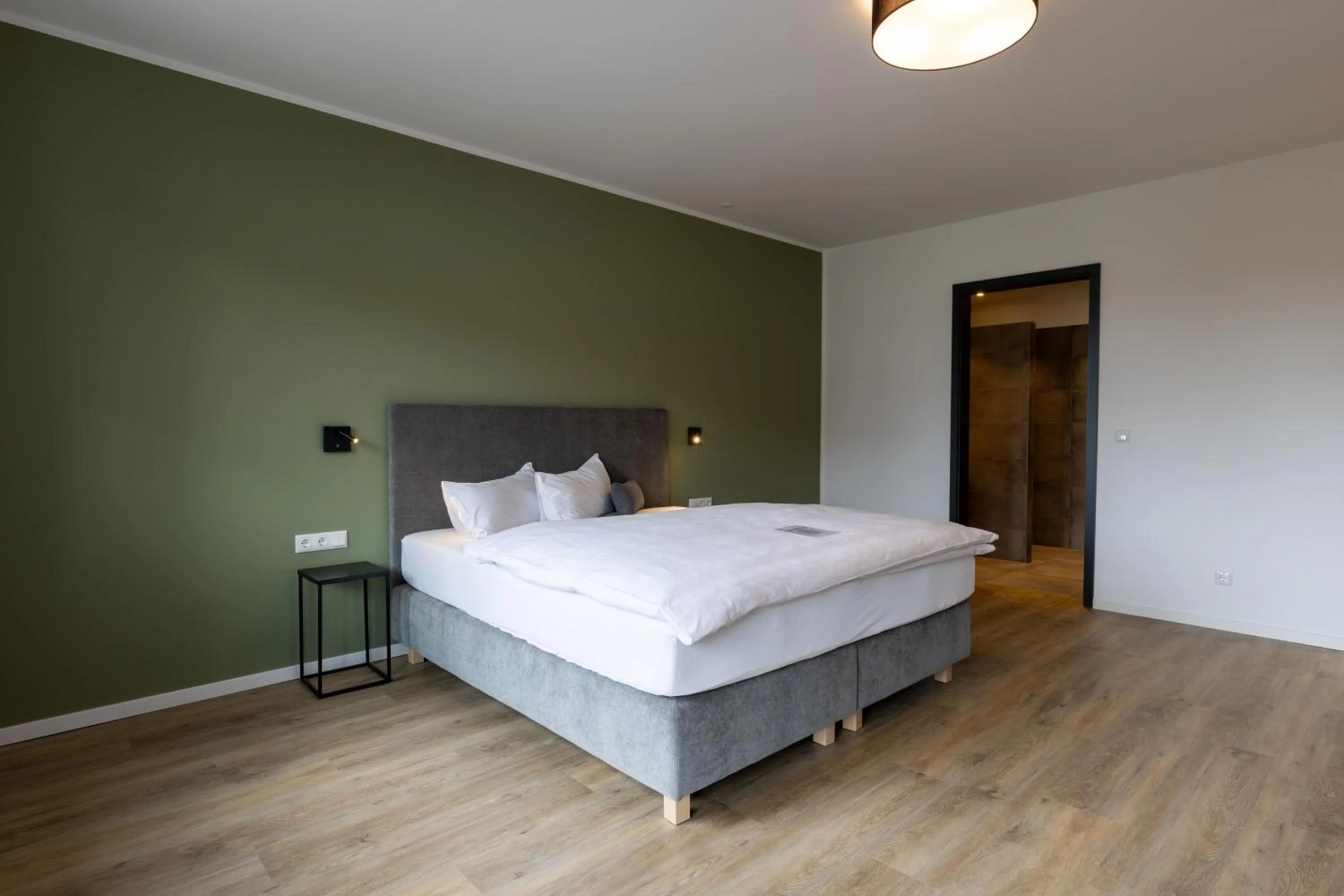 Bed in Hotel Baumann