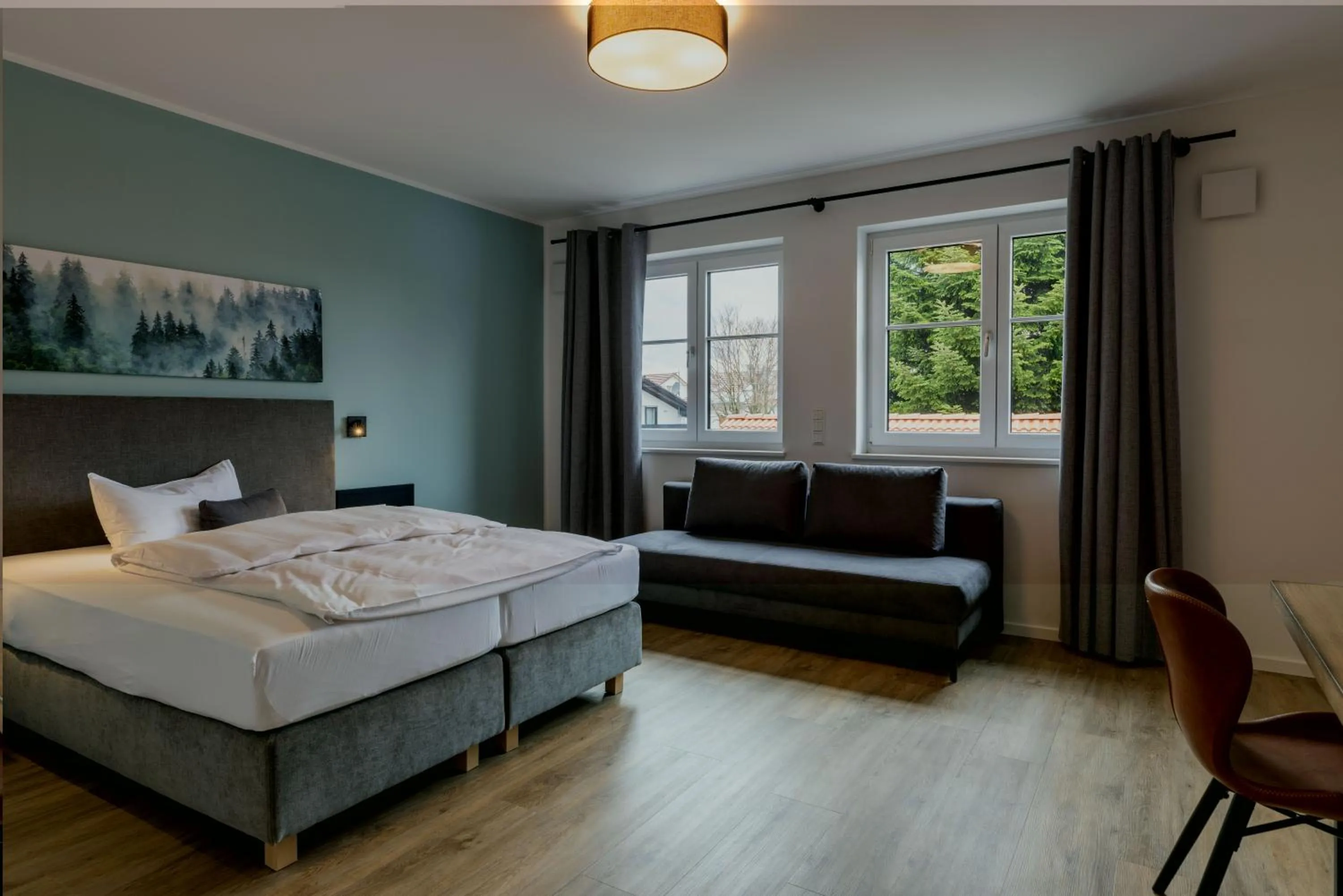 Bed in Hotel Baumann