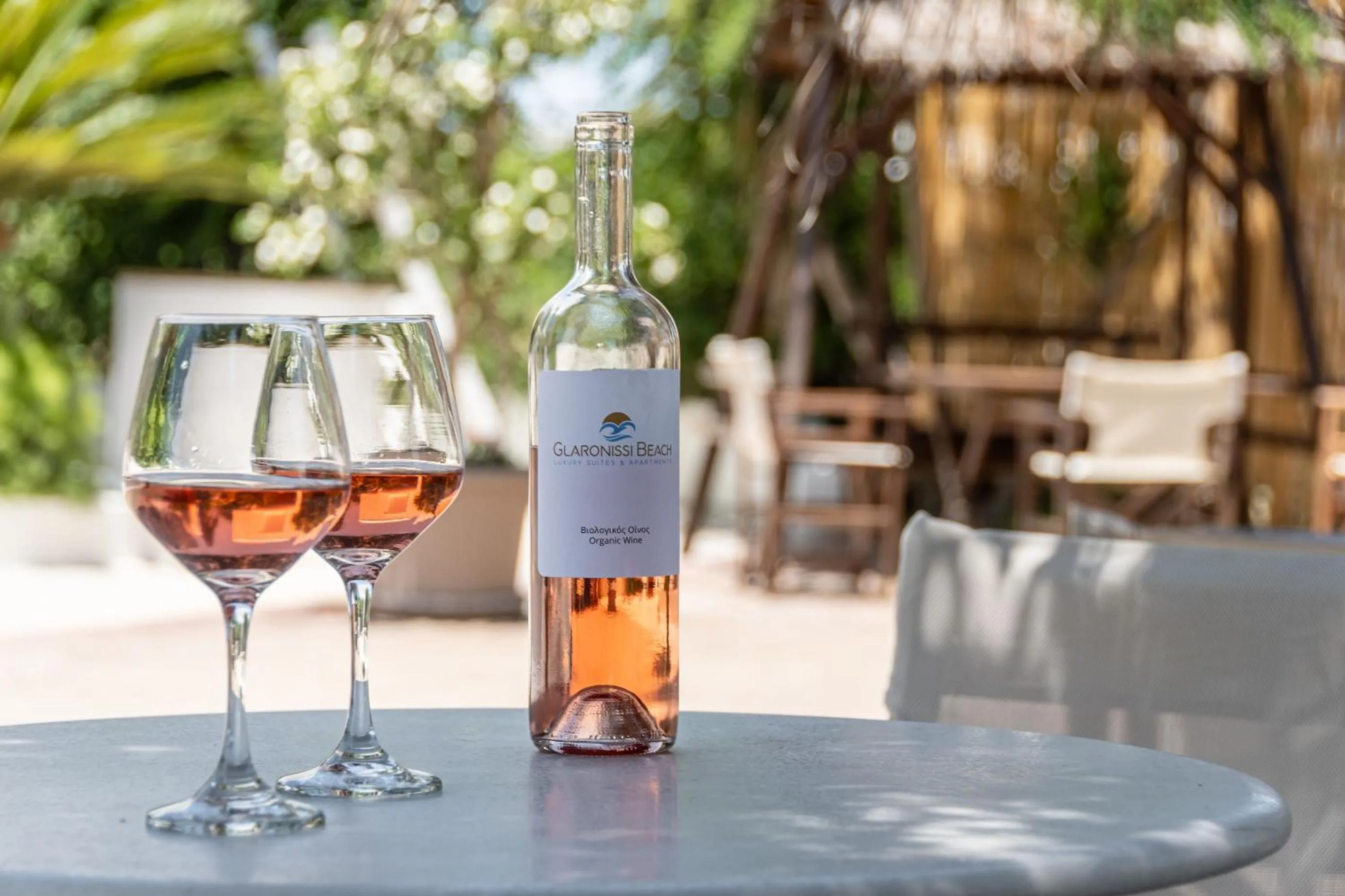 Patio in Glaronissi Beach