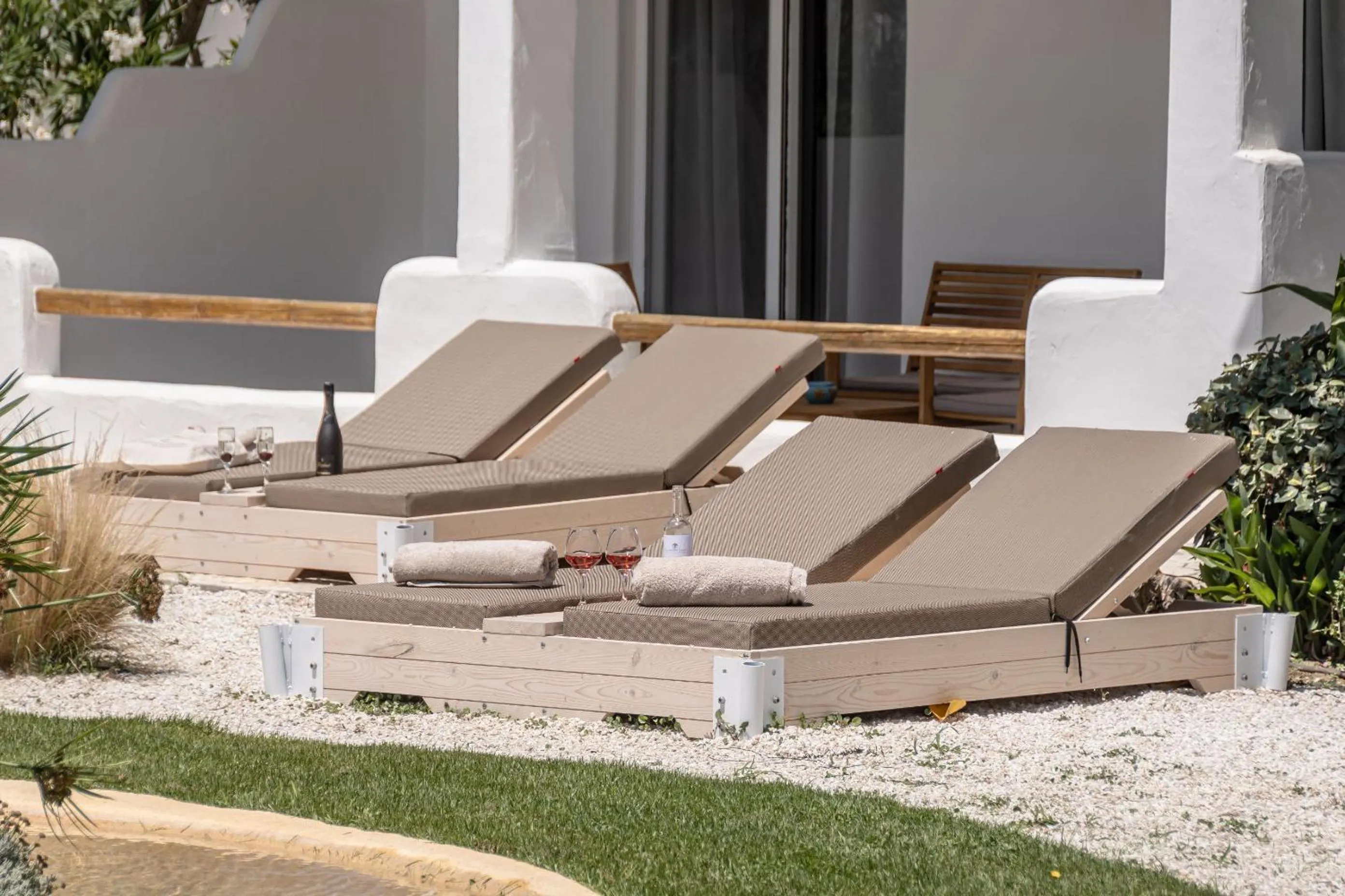 Patio in Glaronissi Beach