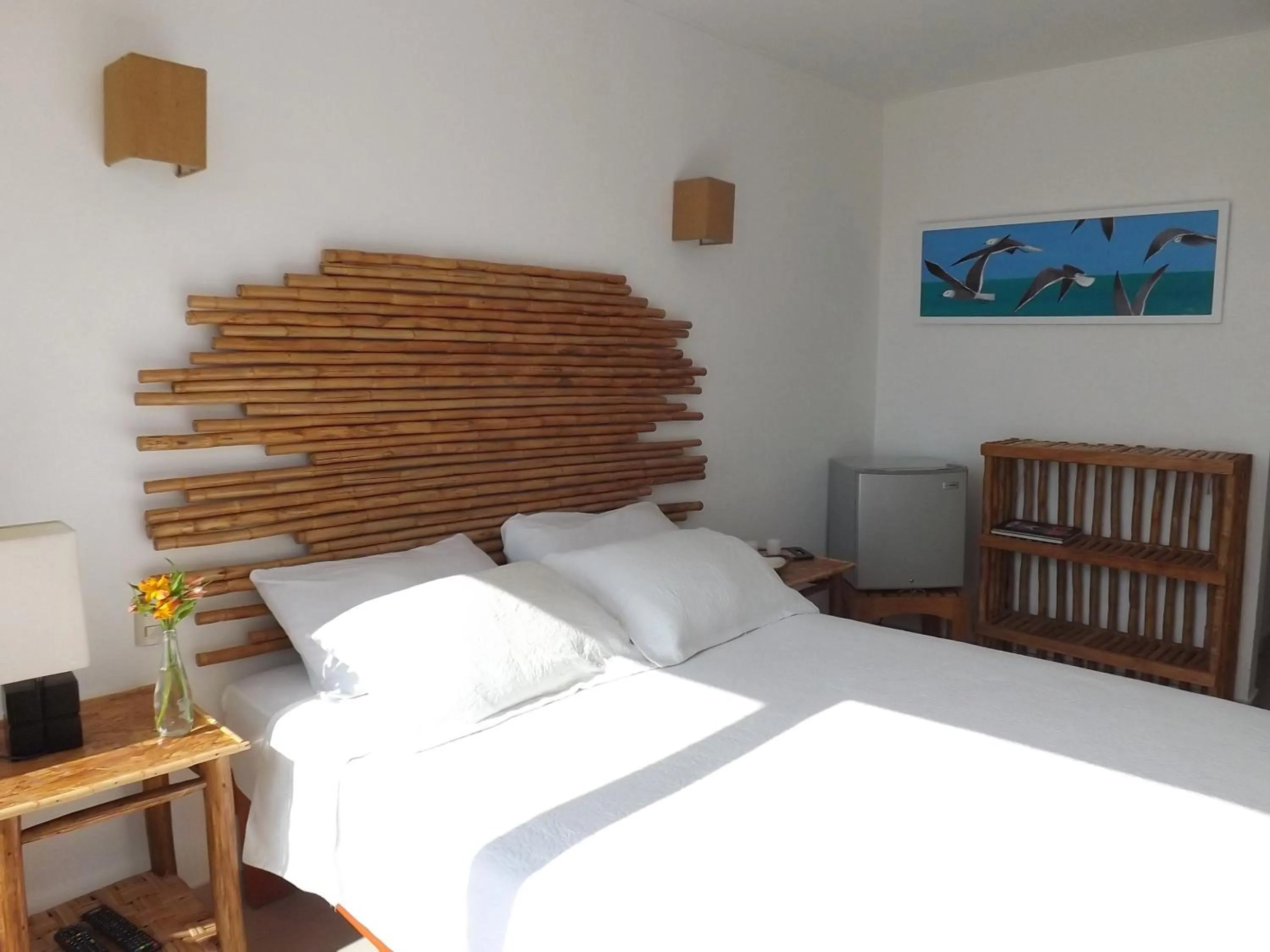Bed in Bamboo Lodge Paracas