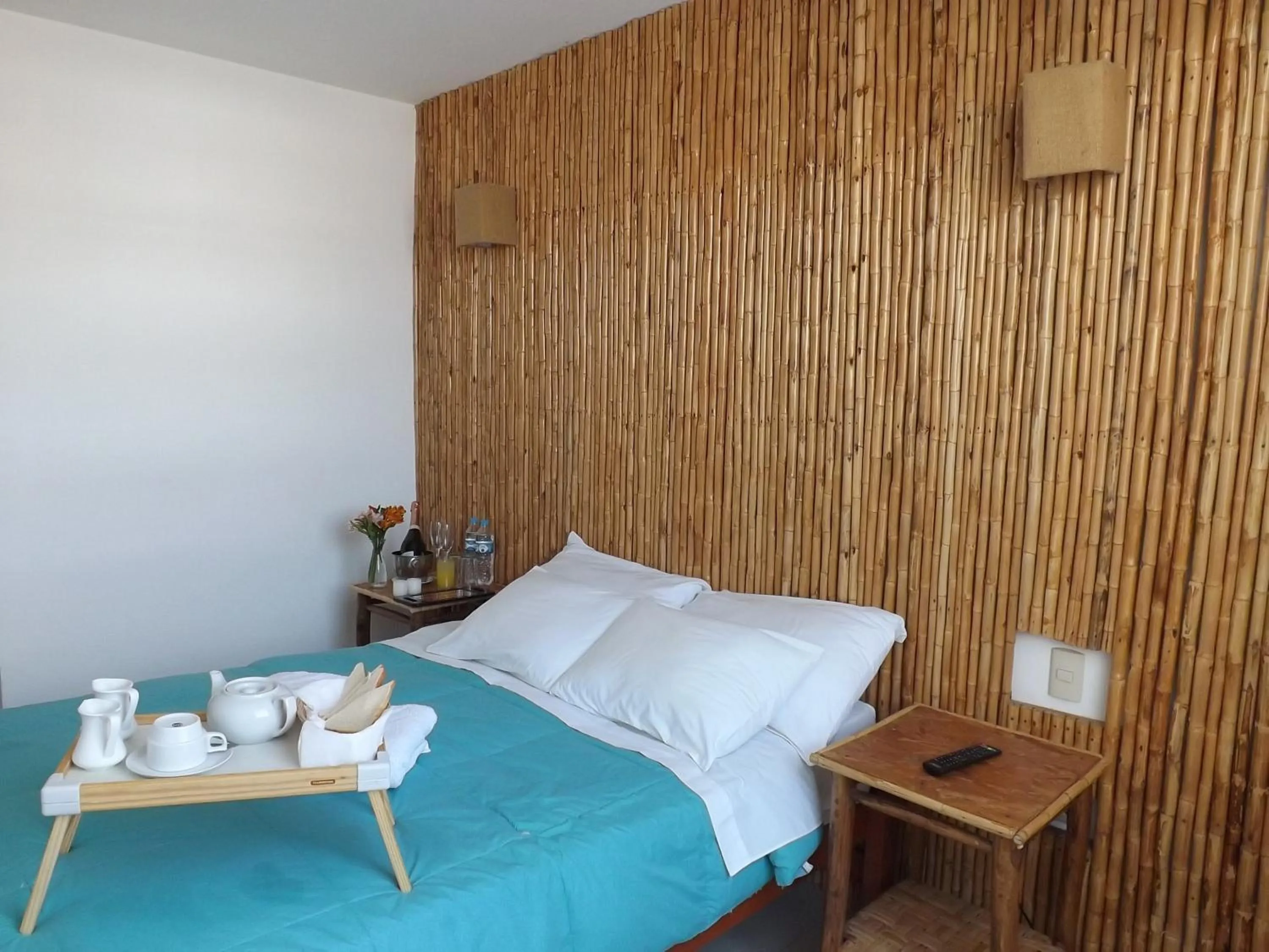 Bed in Bamboo Lodge Paracas