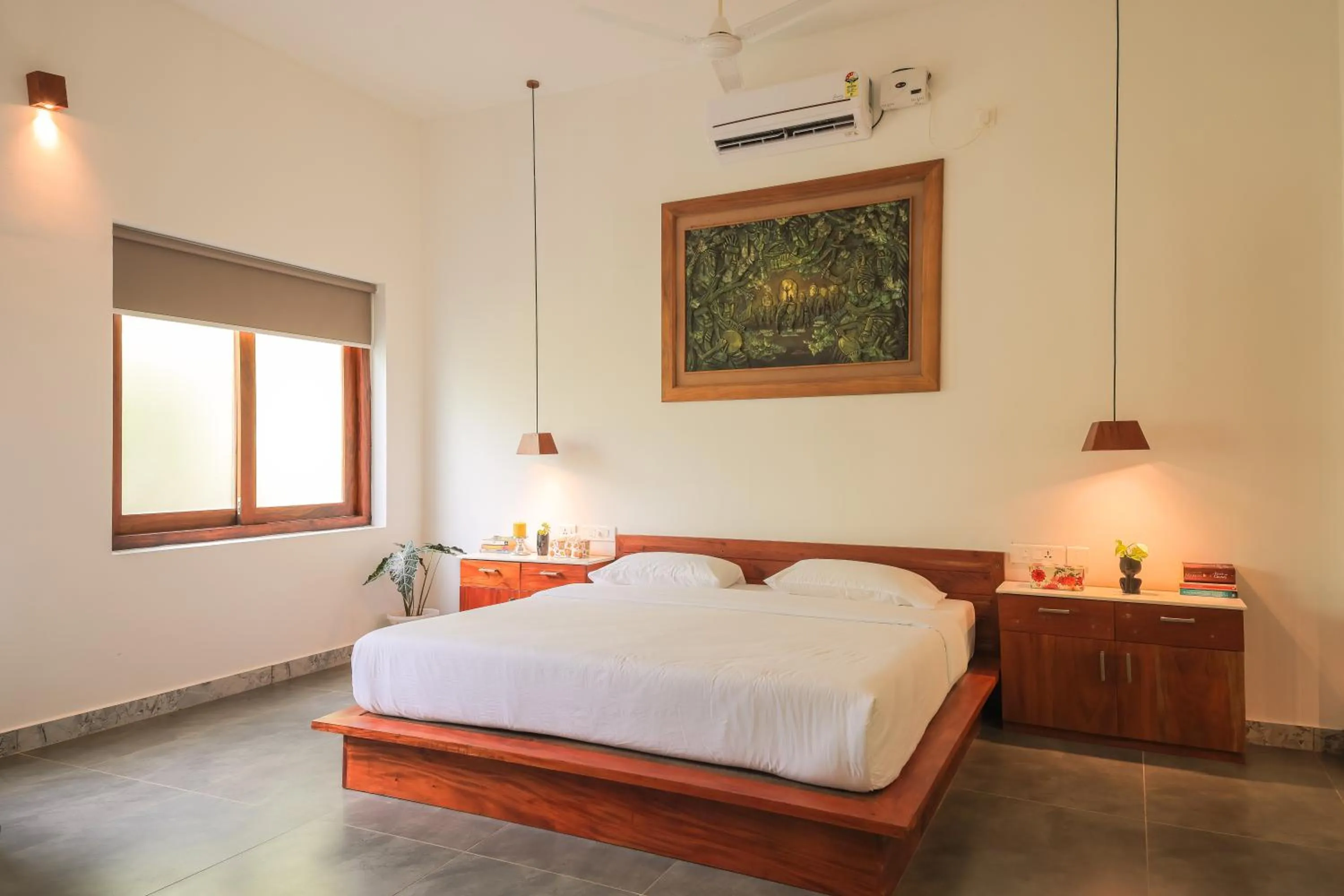 Bedroom in Softouch Ayurveda Village Kerala