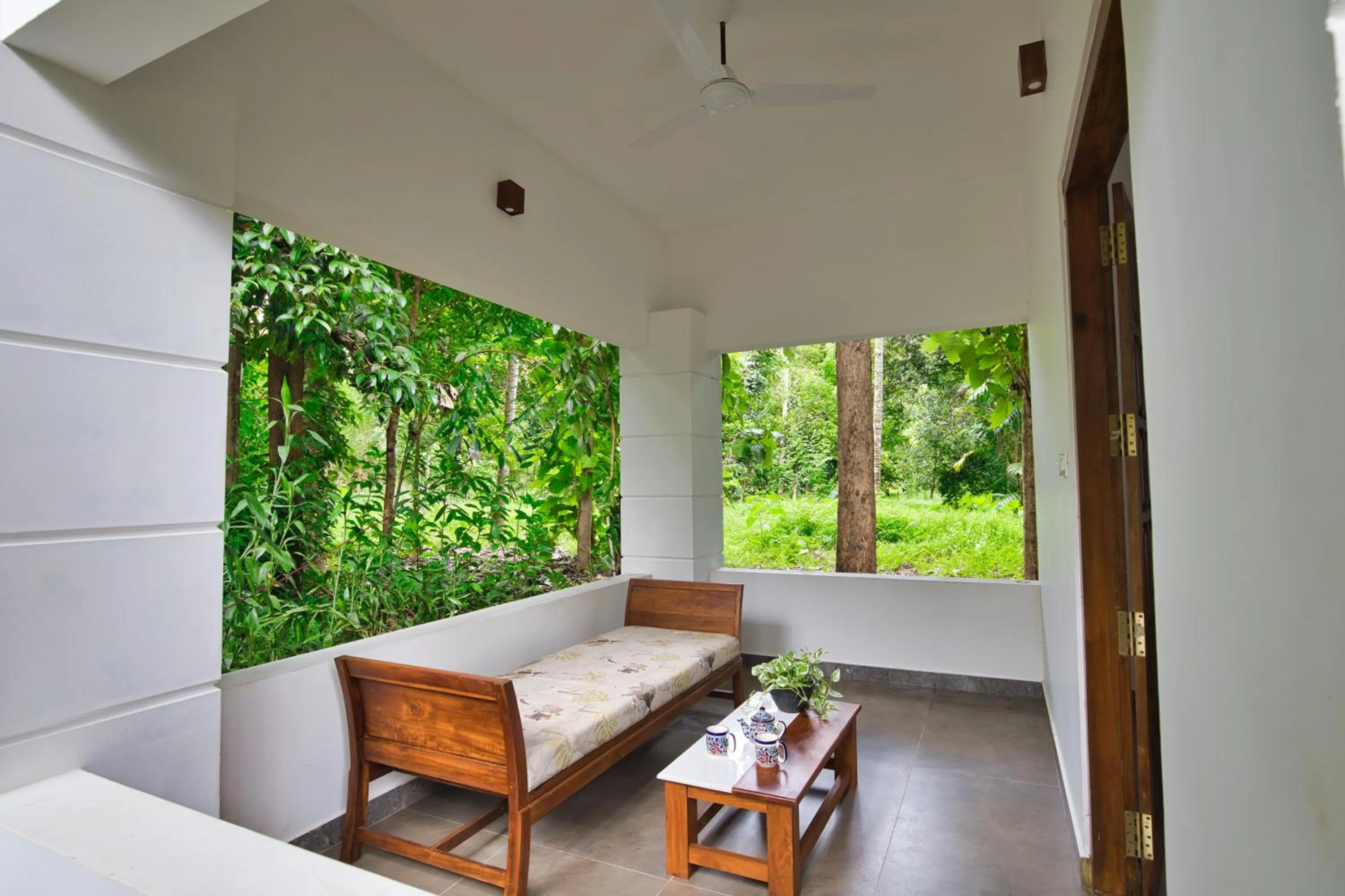 Garden in Softouch Ayurveda Village Kerala