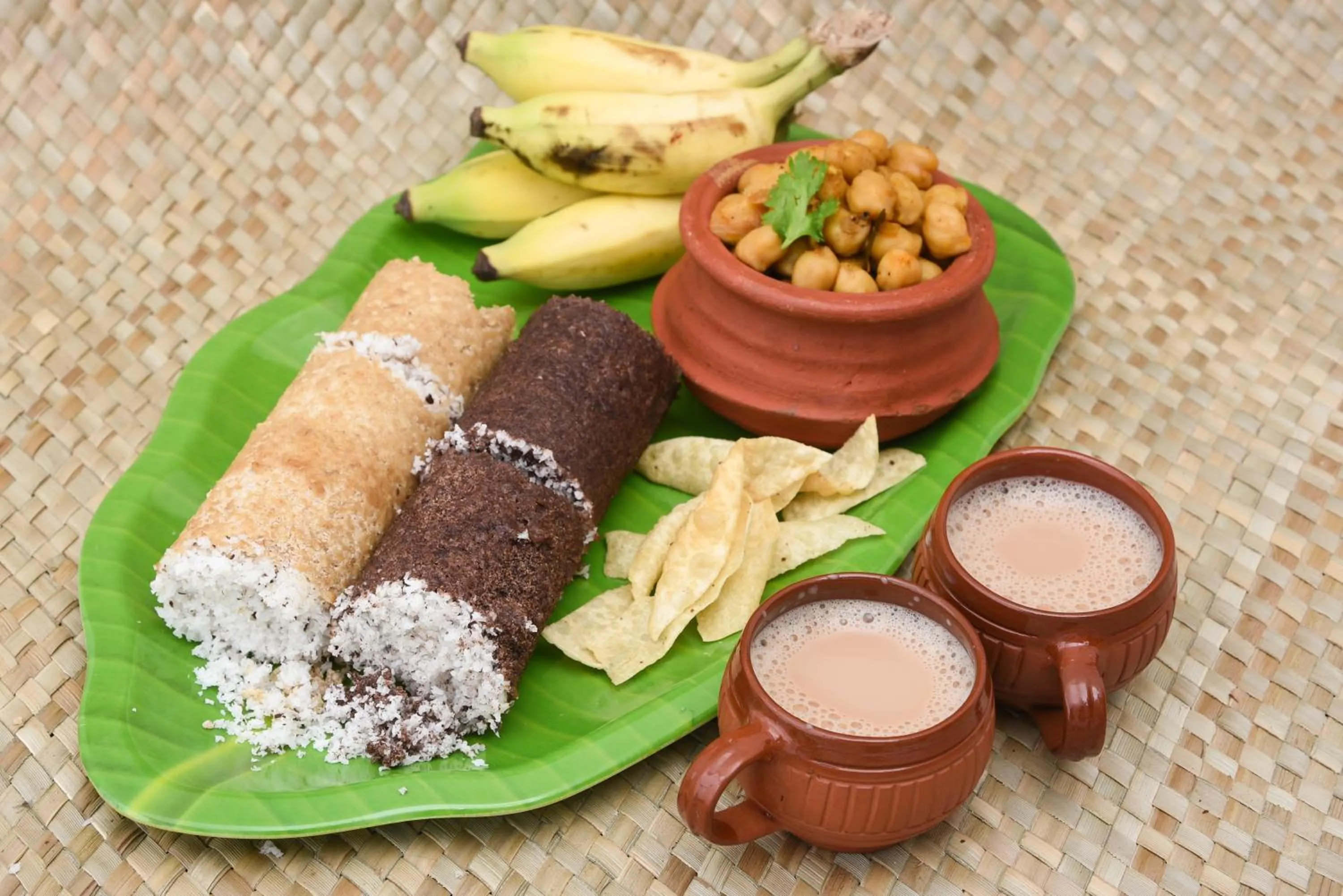 Breakfast in Softouch Ayurveda Village Kerala