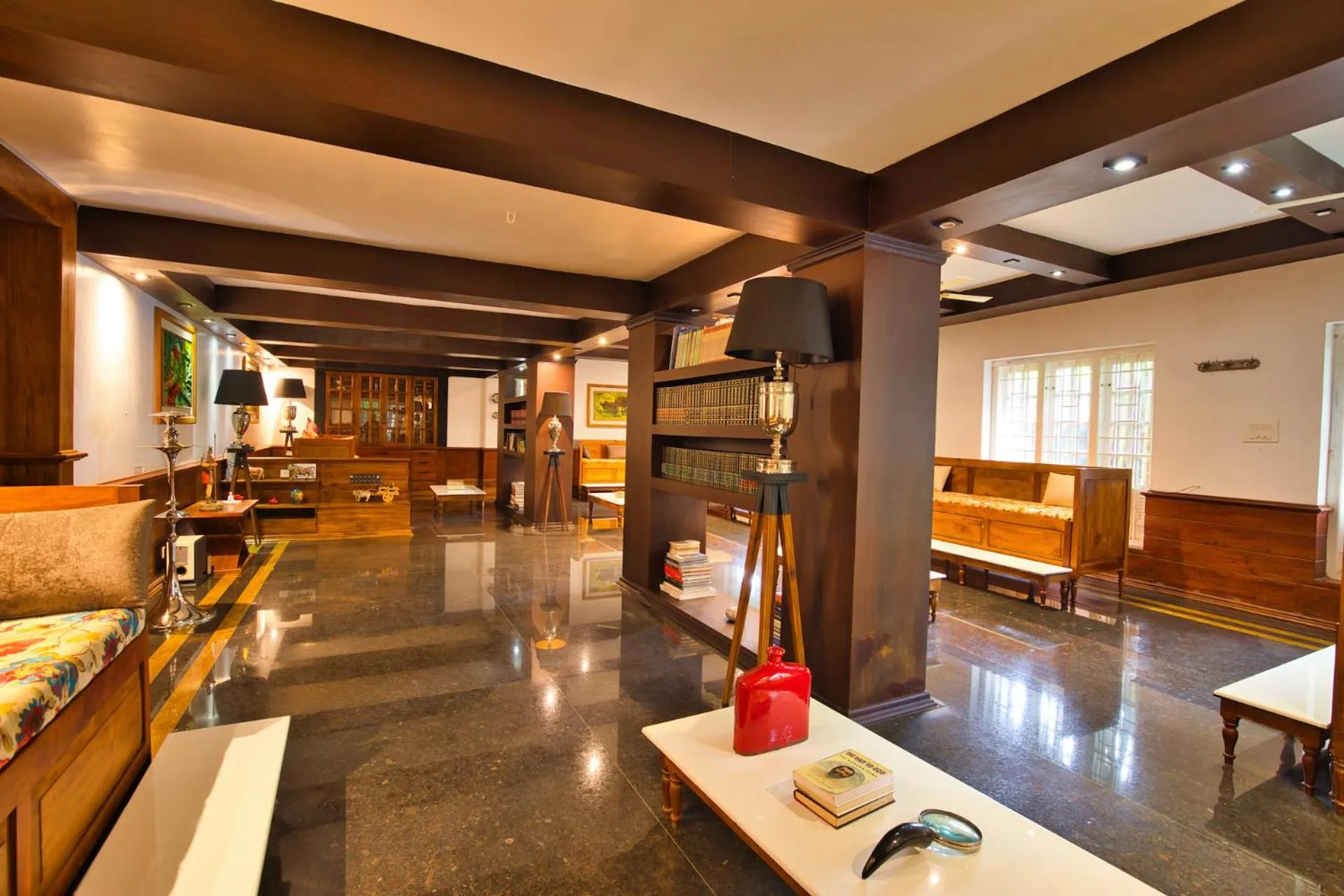 Library in Softouch Ayurveda Village Kerala