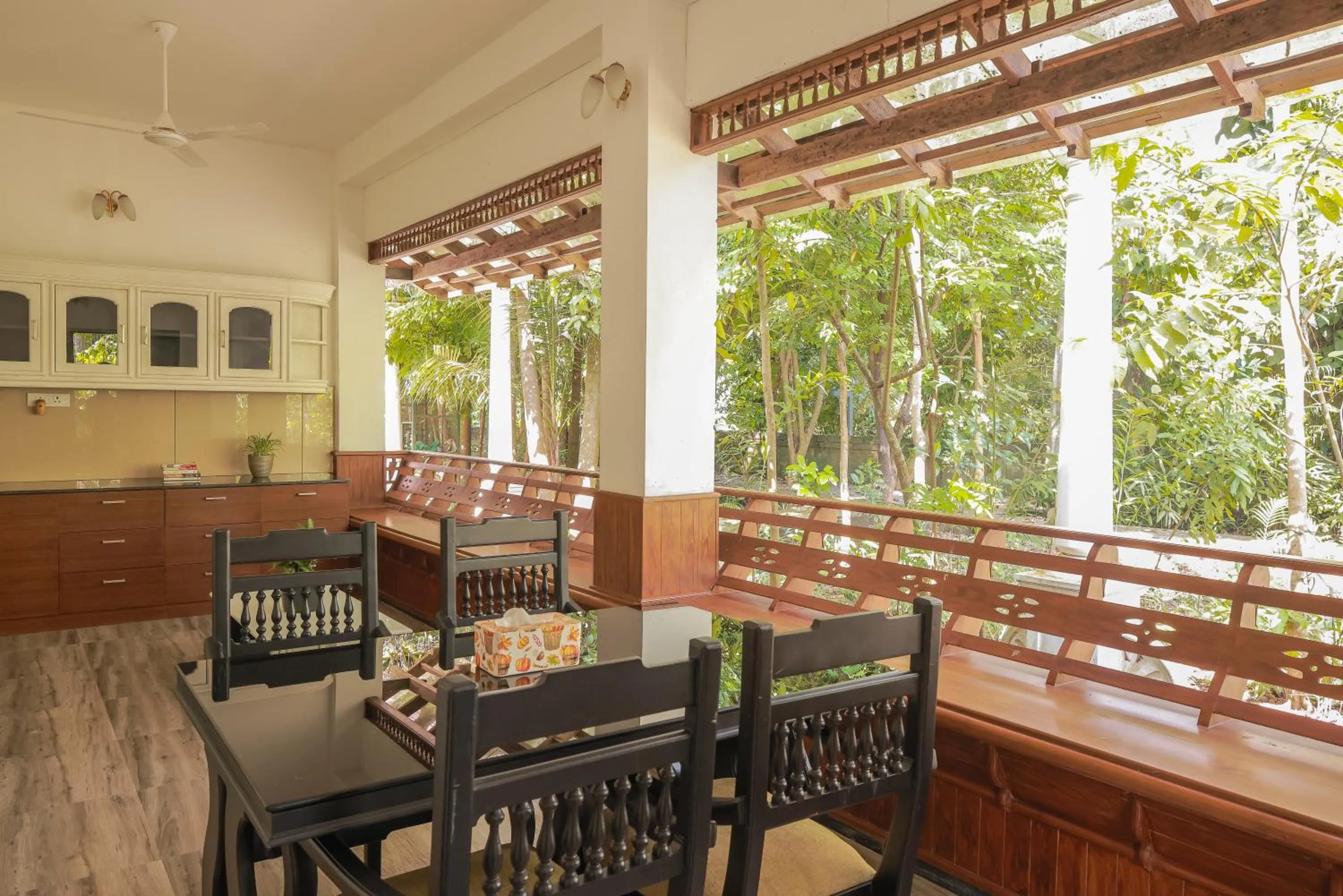 Balcony/Terrace in Softouch Ayurveda Village Kerala