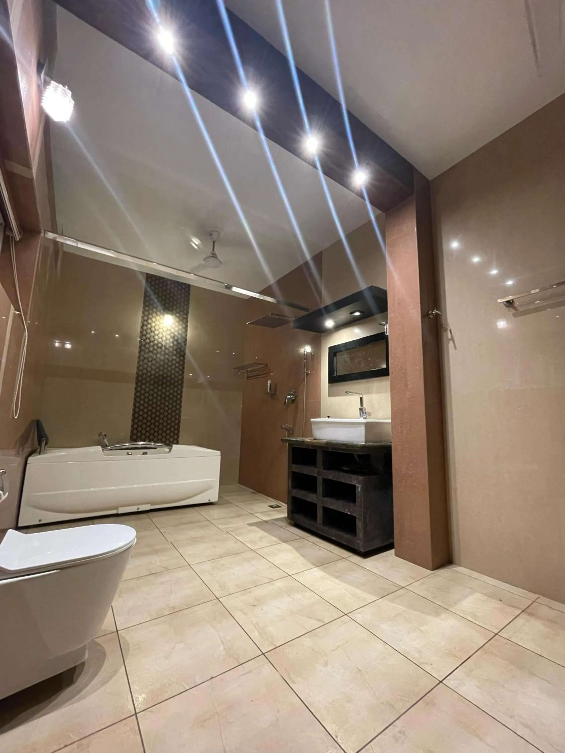 Bathroom in Softouch Ayurveda Village Kerala