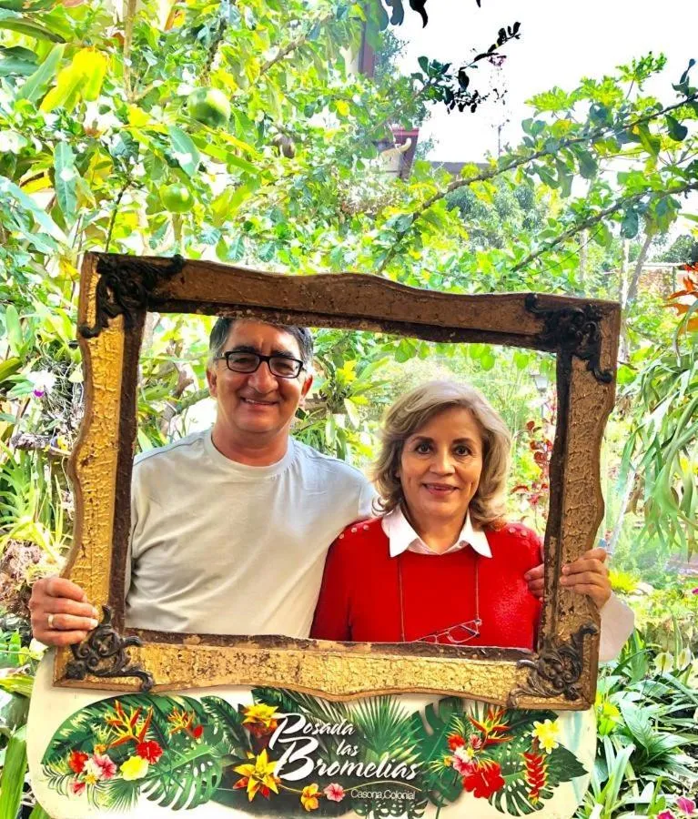 group of guests in Posada Las Bromelias