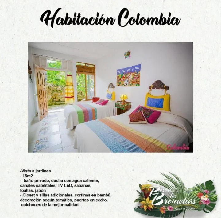 Photo of the whole room, Bed in Posada Las Bromelias