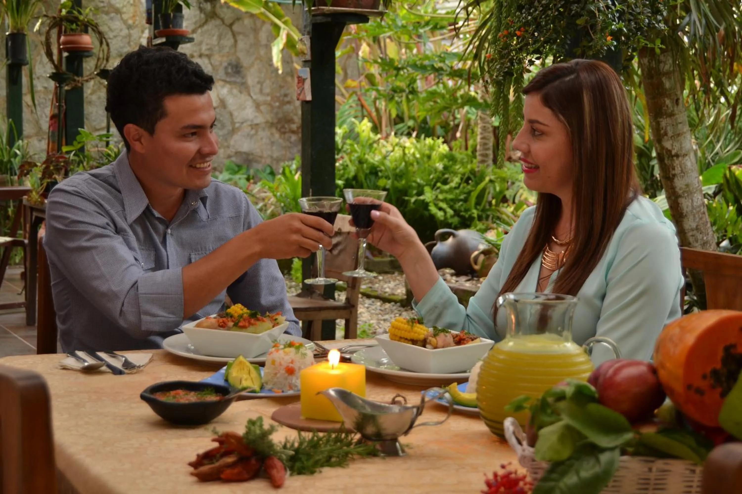 Guests in Posada Las Bromelias