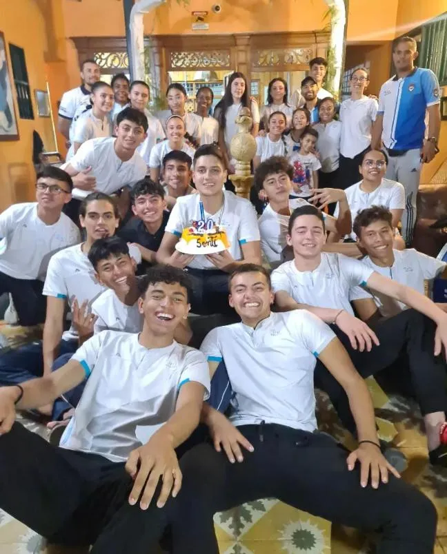 group of guests in Posada Las Bromelias